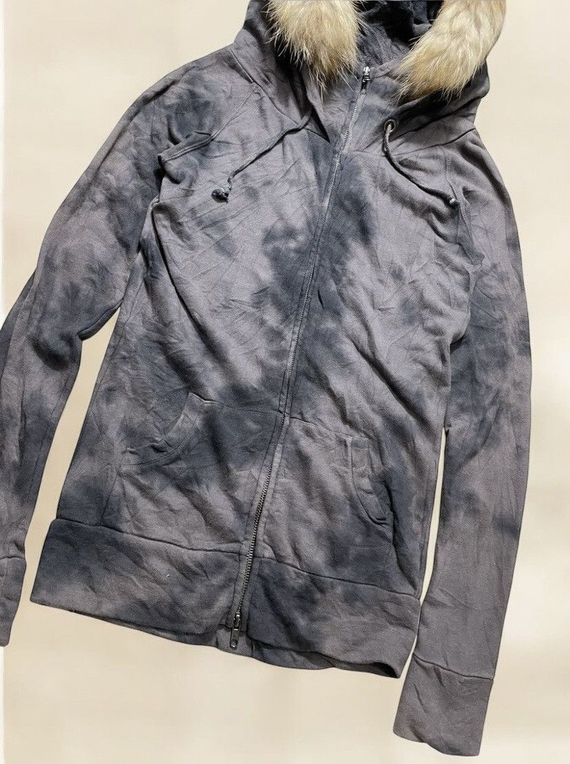 If Six Was Nine 2000s Bleach Double Layer Faux Fur Zip Up Hoodie Size US XS / EU 42 / 0 - 2 Thumbnail