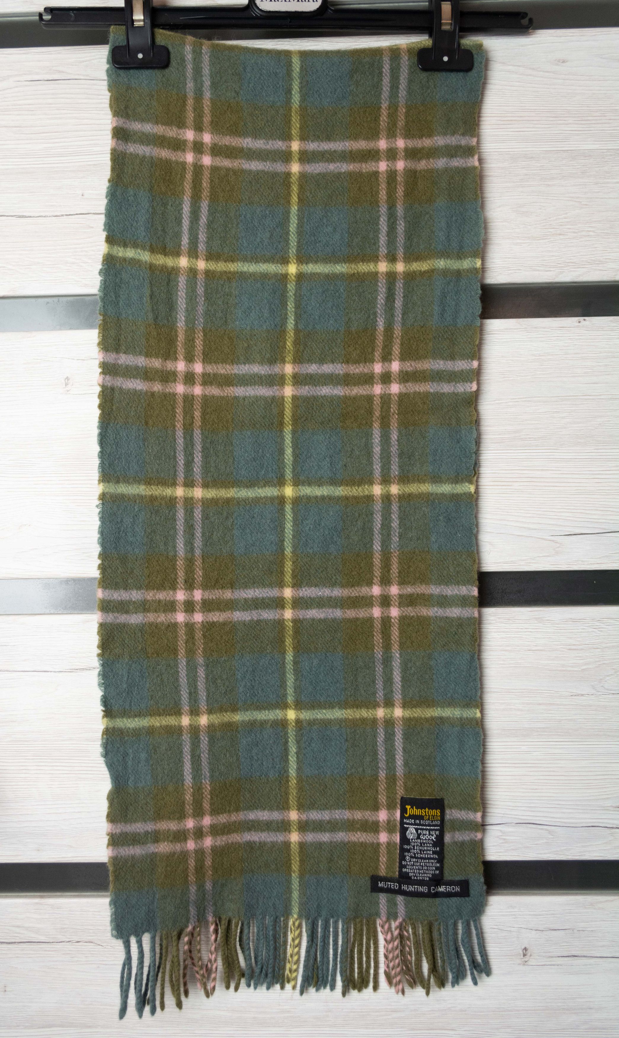 Johnstons Of Elgin Johnstone od Elgin pure new wool tartan scarf Size ONE SIZE - 1 Thumbnail