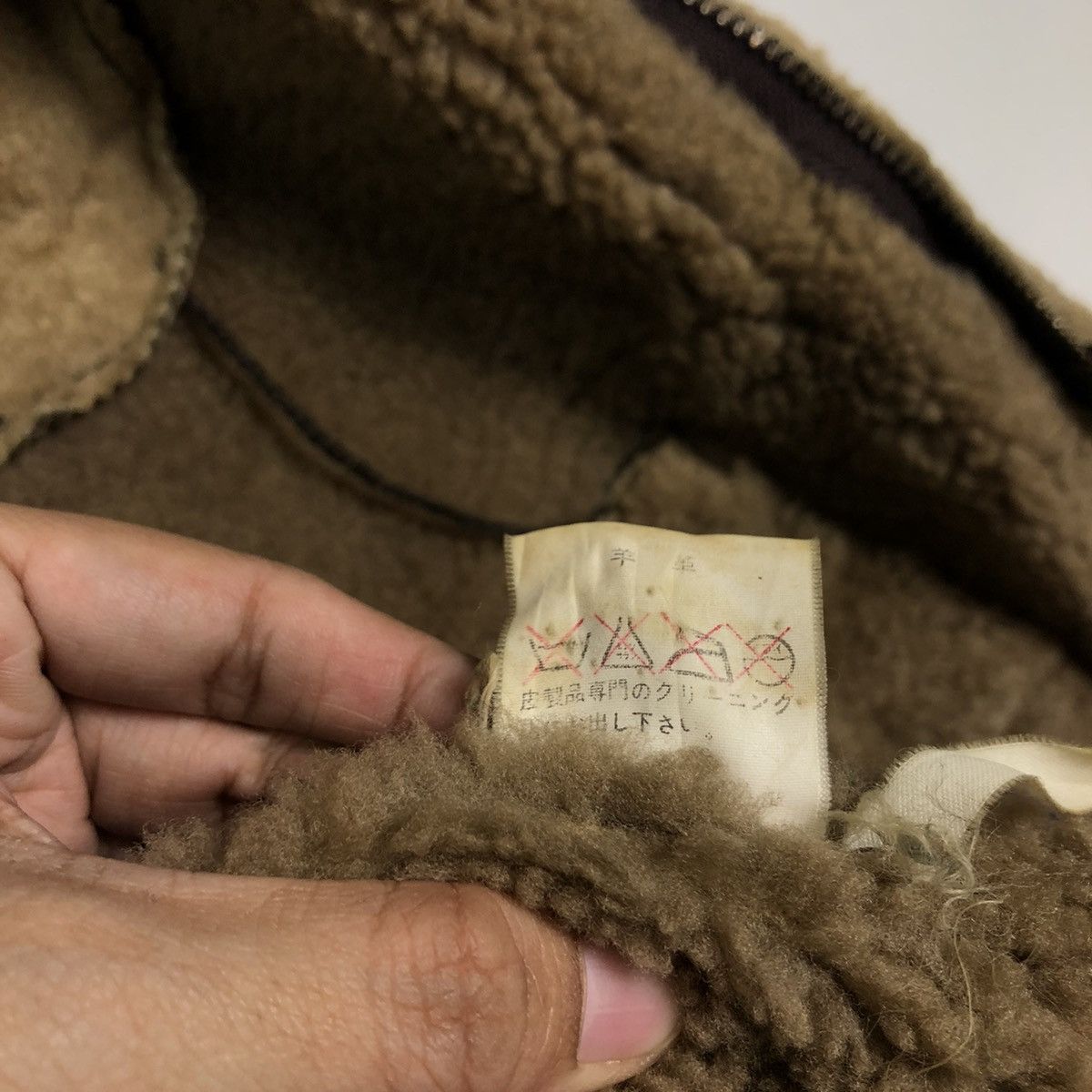 Japanese Brand 🔥Vintage Shearling Leather Jacket Mink Fur Lining Van Jac Size US M / EU 48-50 / 2 - 15 Thumbnail