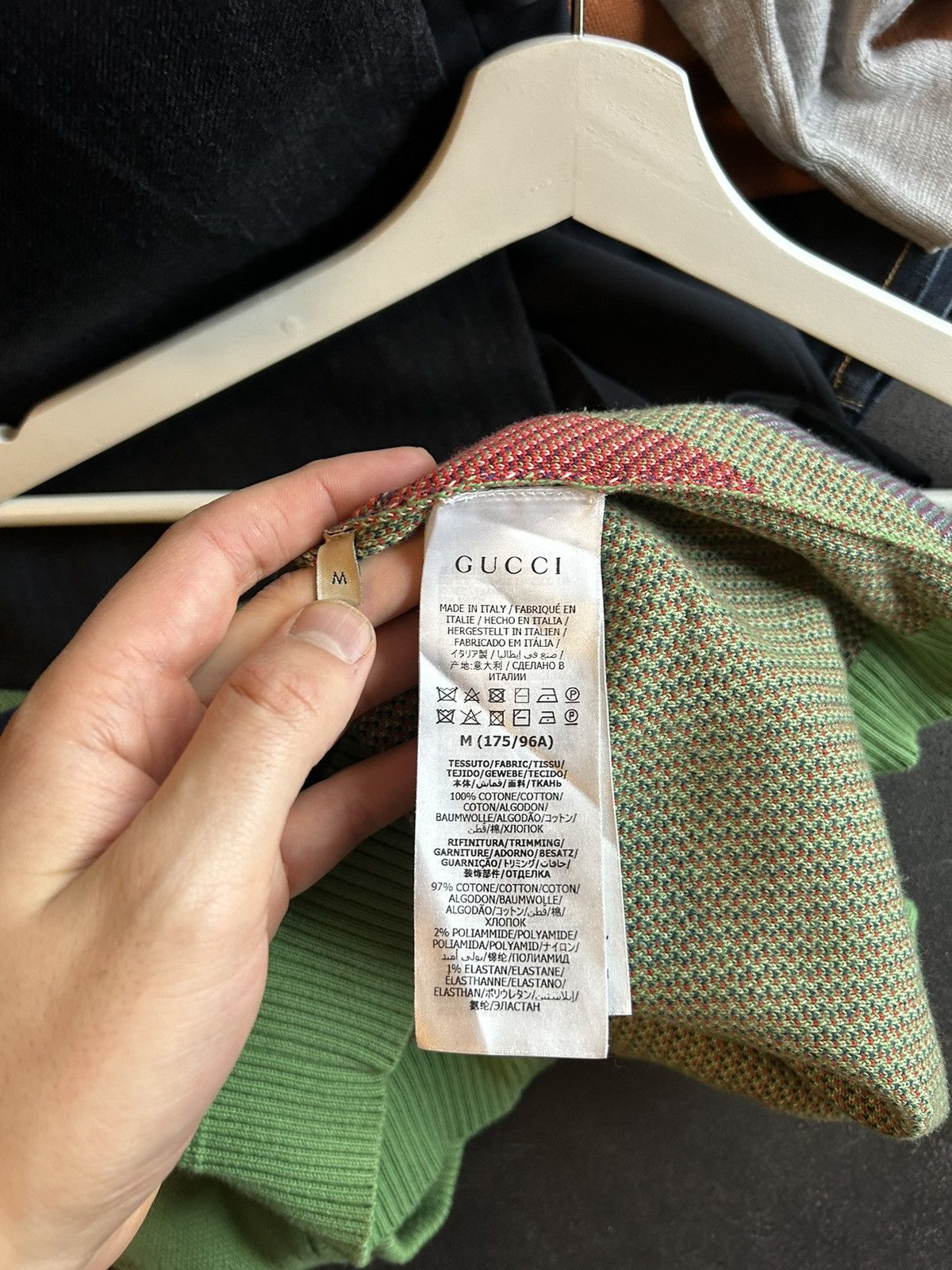 Gucci Green GG Spencer Size US M / EU 48-50 / 2 - 10 Thumbnail