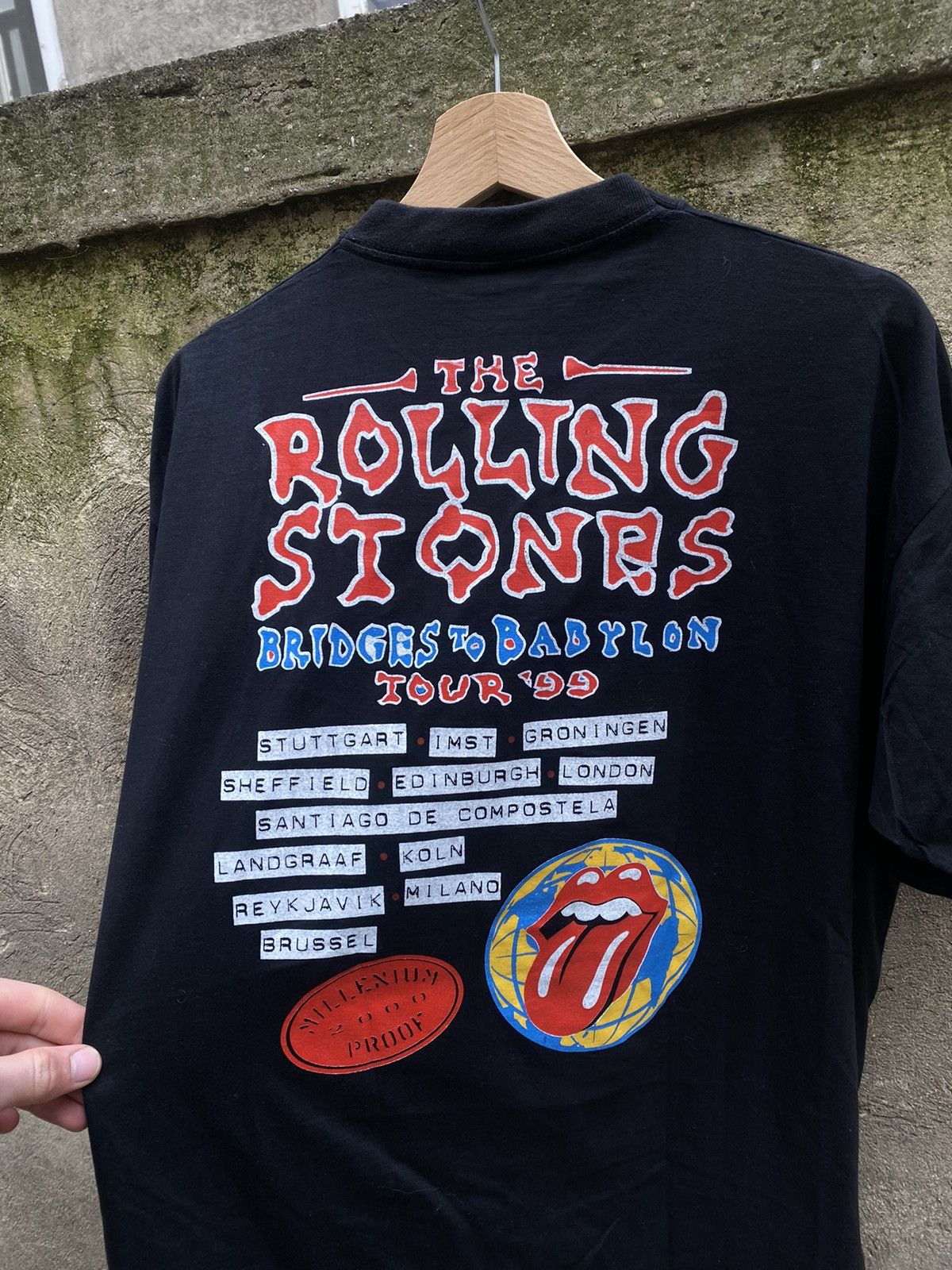 Band Tees × Vintage Vintage 1999 The Rolling Stones Tour Tee Size US L / EU 52-54 / 3 - 7 Thumbnail