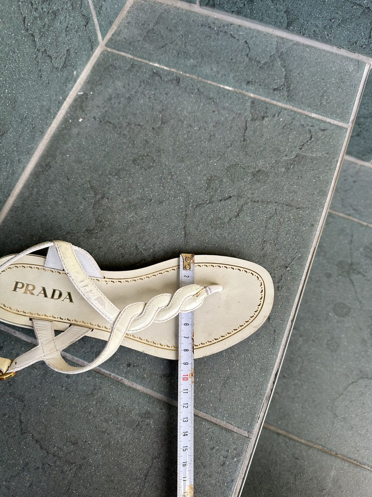 Prada Prada Sandals Made In Italy size 36 White Vintage Rare Size US 5.5 / IT 35.5 - 13 Thumbnail