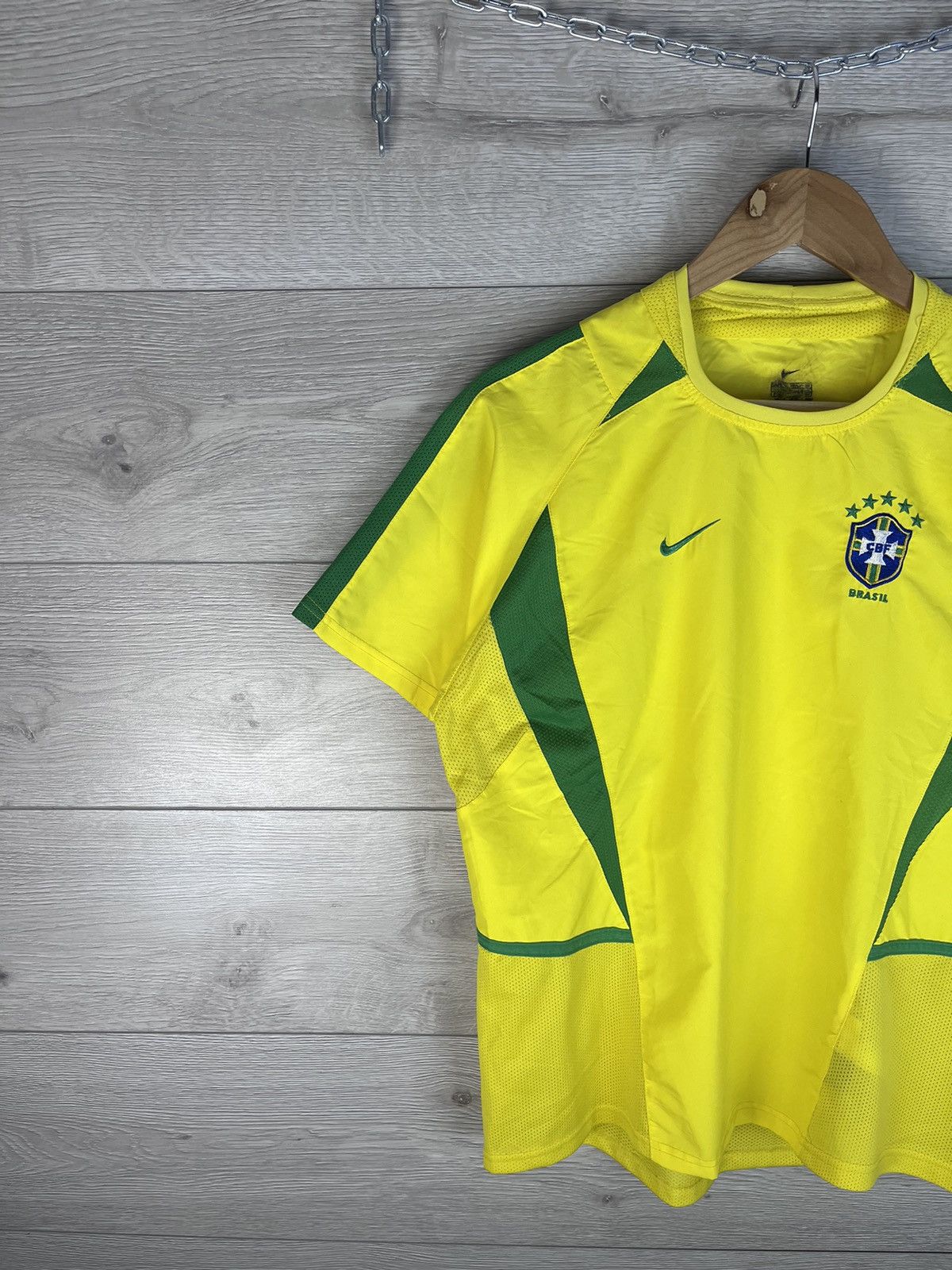 Nike Vintage men’s soccer jersey Nike Brazil 🇧🇷sport drill Size US L / EU 52-54 / 3 - 2 Thumbnail