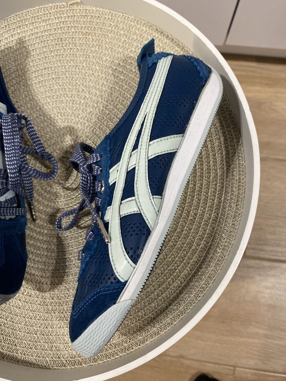 Asics ASICS x Mini Cooper Onitsuka Tiger Blue Low Top Sneakers 36 Size US 6 / IT 36 - 4 Thumbnail