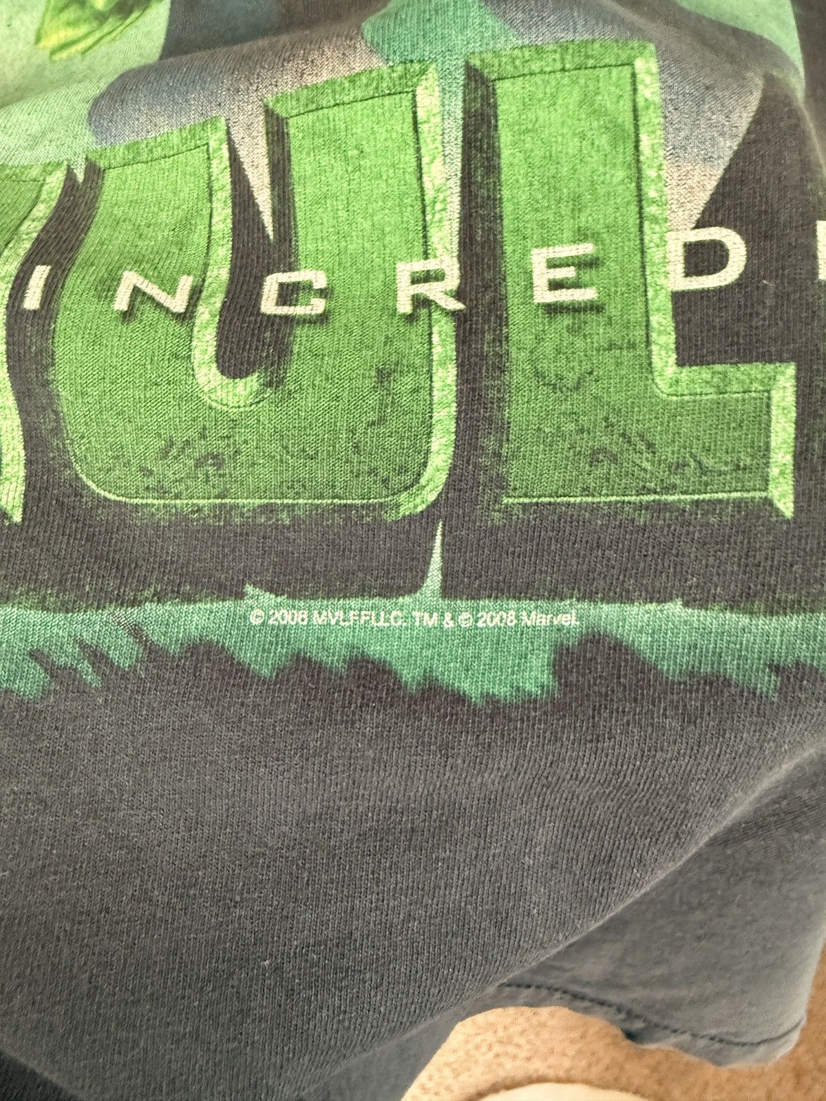 Marvel Comics 2008 Marvel’s The Incredible Hulk Movie Promo Tee Size US XXL / EU 58 / 5 - 3 Thumbnail