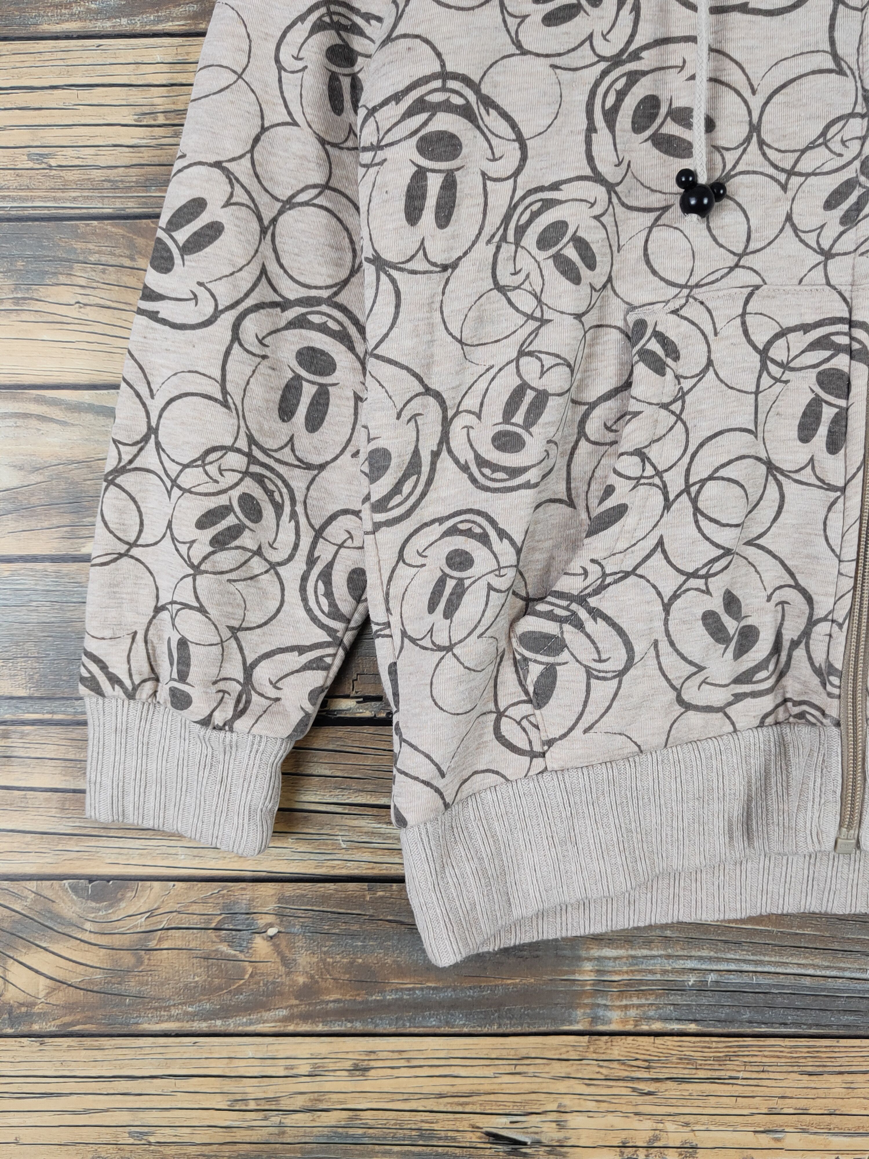 Disney × Japanese Brand × Mickey Mouse Disney Brown Mickey & Minnie Hoodie Sweatshirts #W111122 Size M / US 6-8 / IT 42-44 - 4 Thumbnail