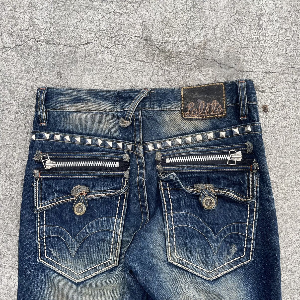 Japanese Brand Vintage Lolita Punk Bondage LGB Style Denim Size US 31 - 3 Thumbnail