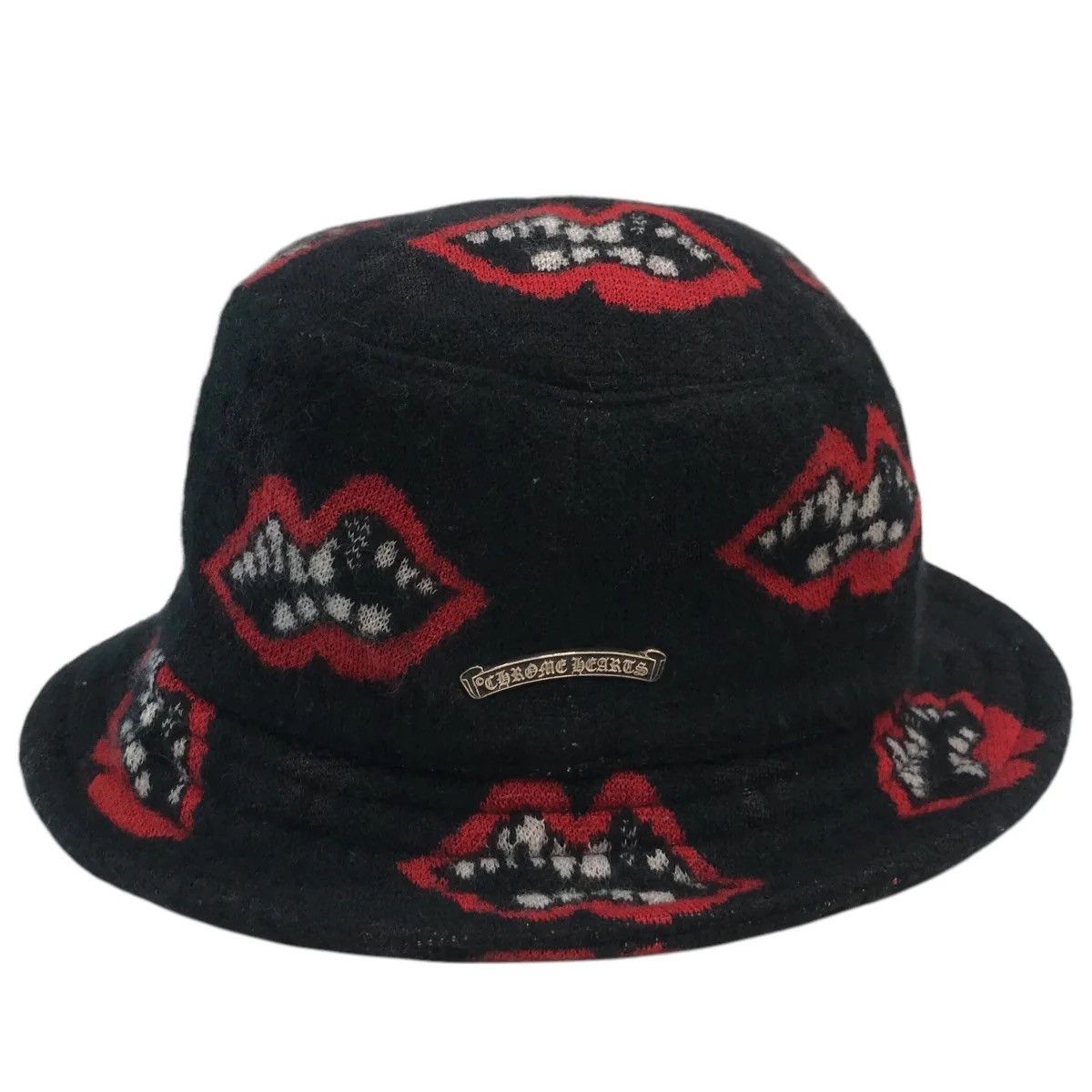 Chrome Hearts × Matty Boy Chrome Hearts Matty Boy Chomper Cashmere Bucket Hat Size ONE SIZE - 2 Thumbnail