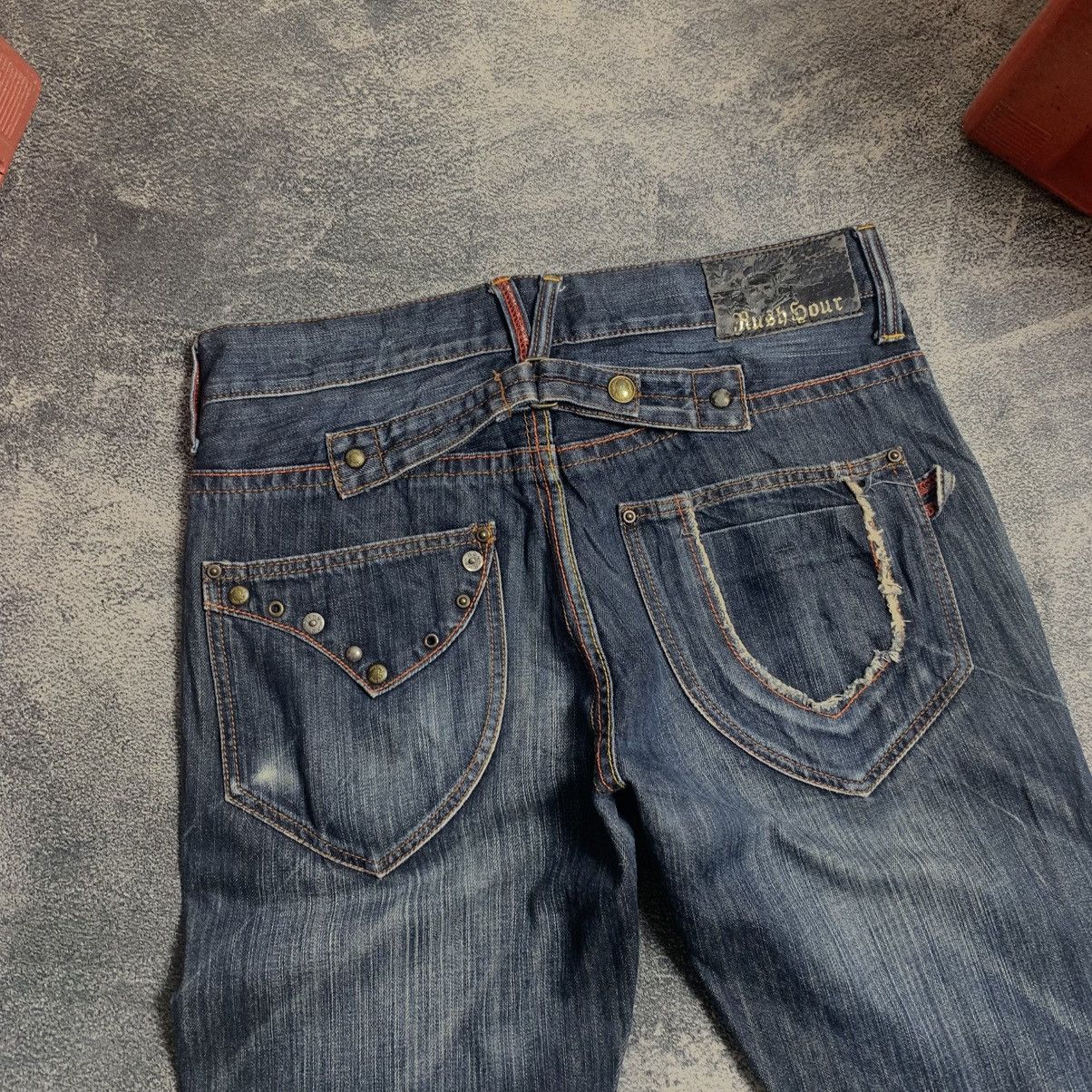 Japanese Brand Rush Hour Fadded jeans Size US 32 / EU 48 - 12 Thumbnail