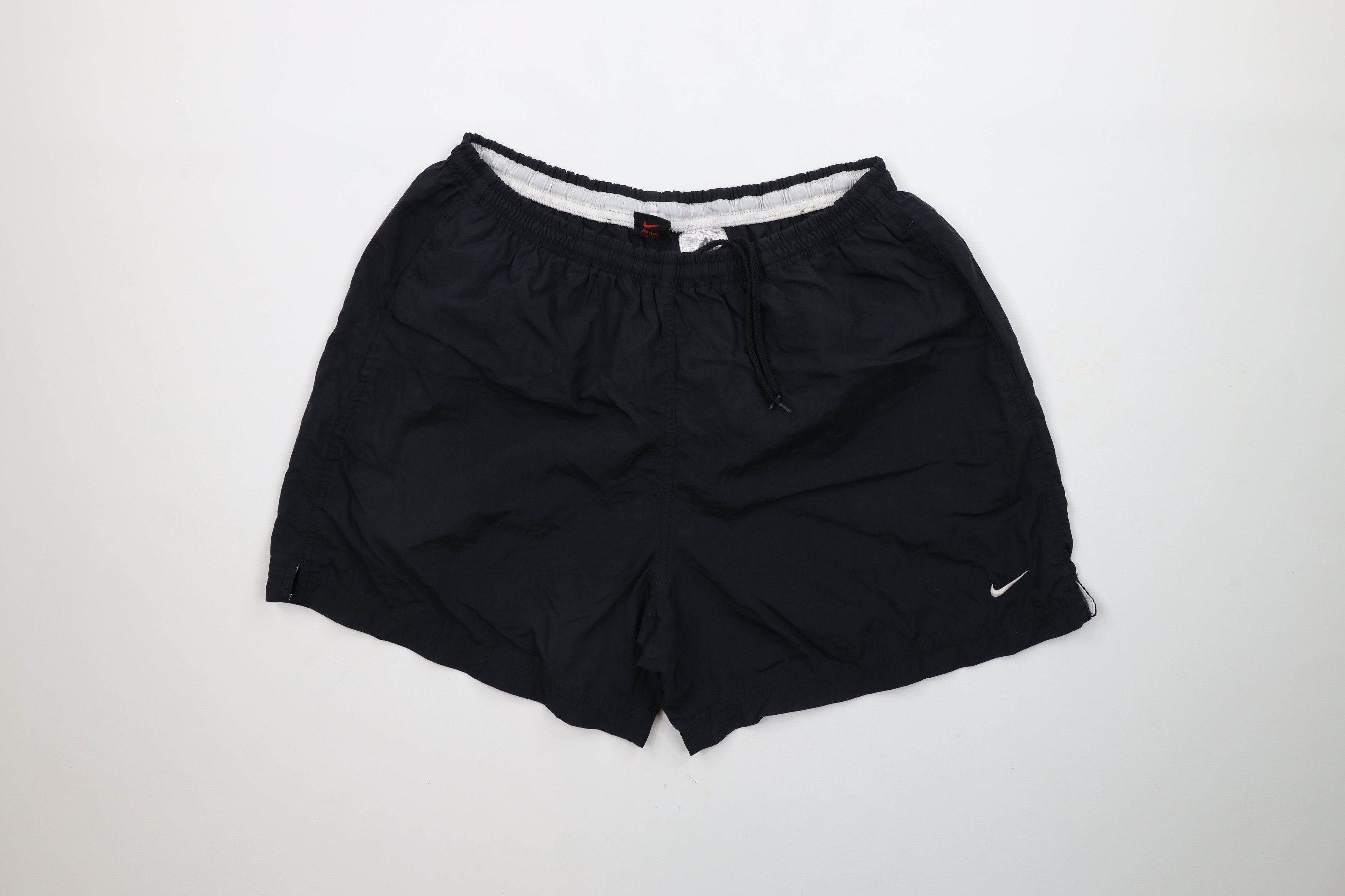 Nike × Vintage Vintage 90s Nike Scott Mini Swoosh Running Soccer Shorts Size US 36 / EU 52 - 1 Thumbnail