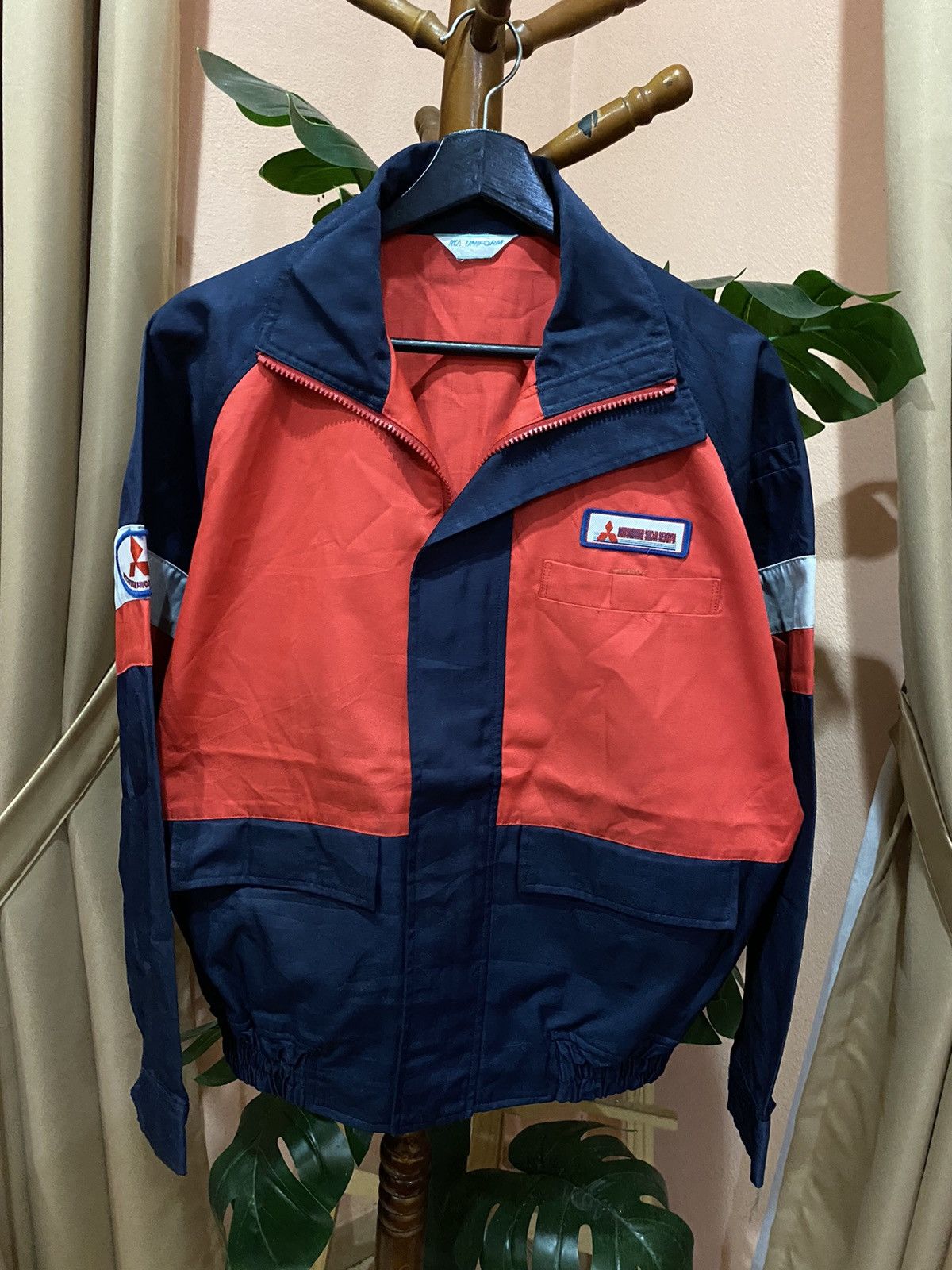 Japanese Brand Mitsubishi Shoji Sekiyu Workwear Jacket Size US M / EU 48-50 / 2 - 1 Thumbnail