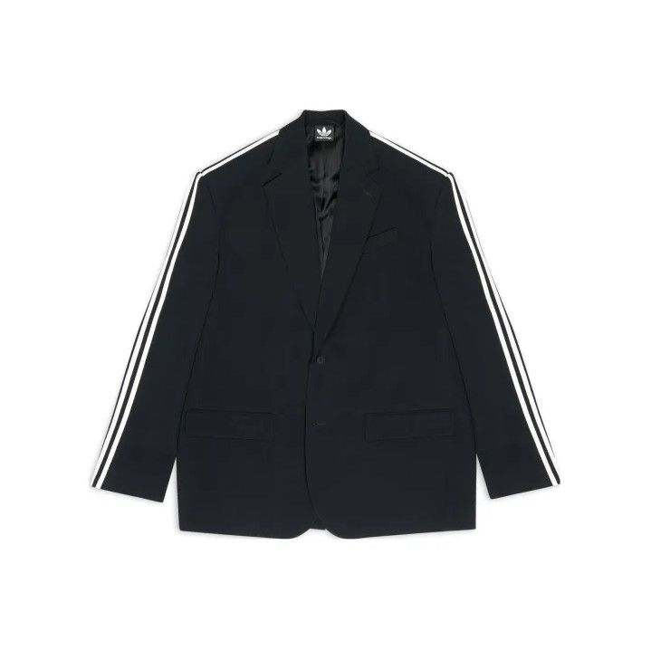 Balenciaga Balenciaga x Adidas Originals Black Blazer Size US M / EU 48-50 / 2 - 1 Thumbnail