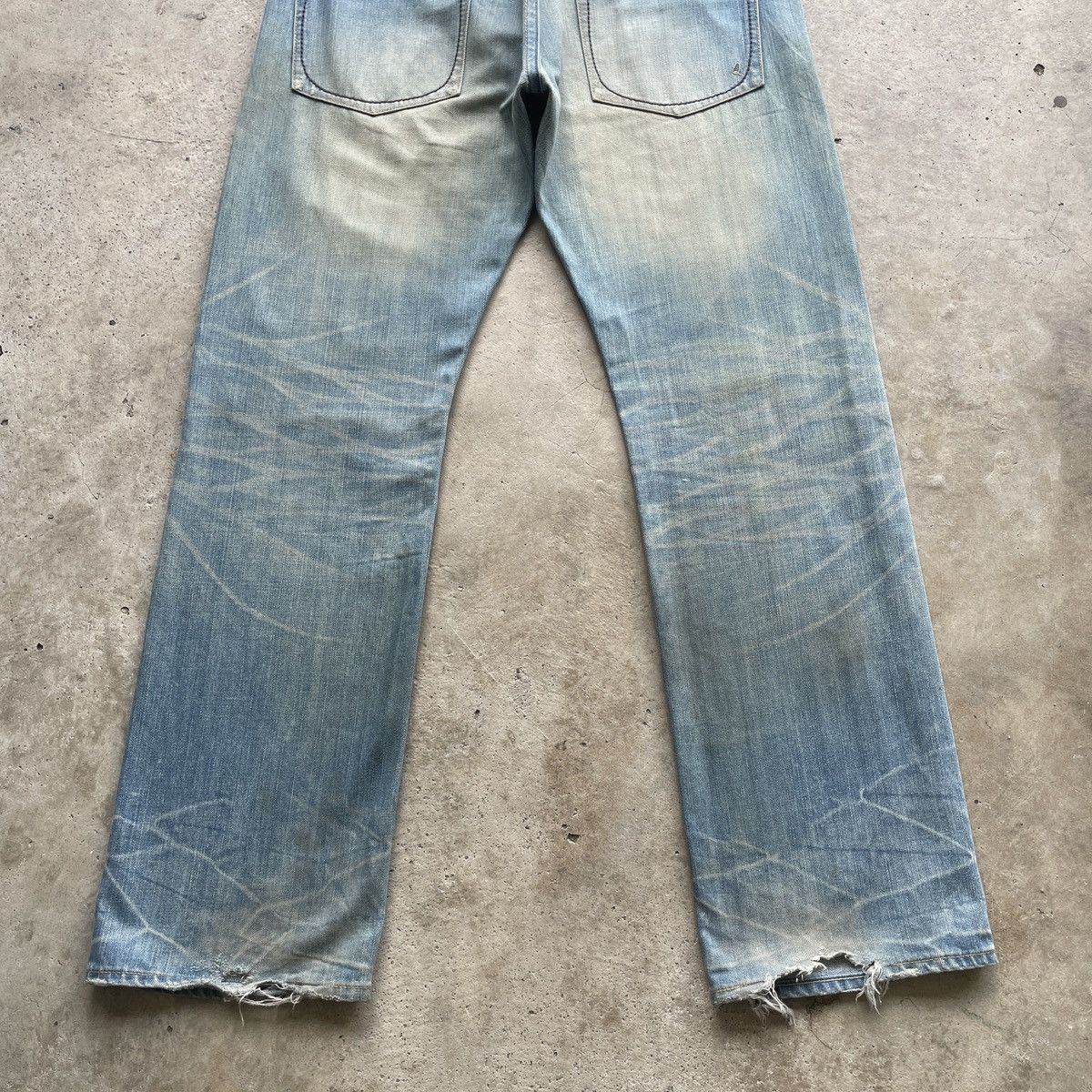 Japanese Brand Vintage Japan Rusty BAGGY Jeans Distressed Faded Denim Pants Size US 34 / EU 50 - 13 Thumbnail