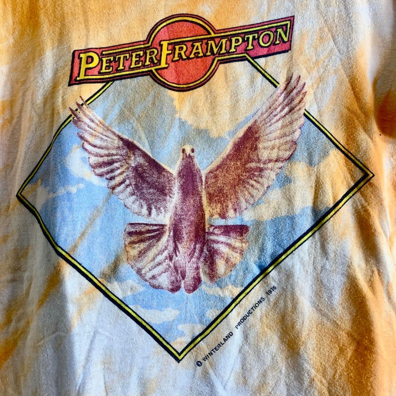 Hanes vintage 1976 PETER FRAMPTON Winds Of Change tee shirt LARGE Size US L / EU 52-54 / 3 - 1 Thumbnail