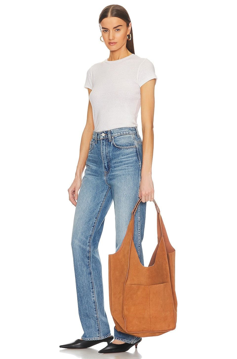 Rag & Bone Rag & Bone Logan Shopper Suede Tote Bag​ Size ONE SIZE - 4 Thumbnail