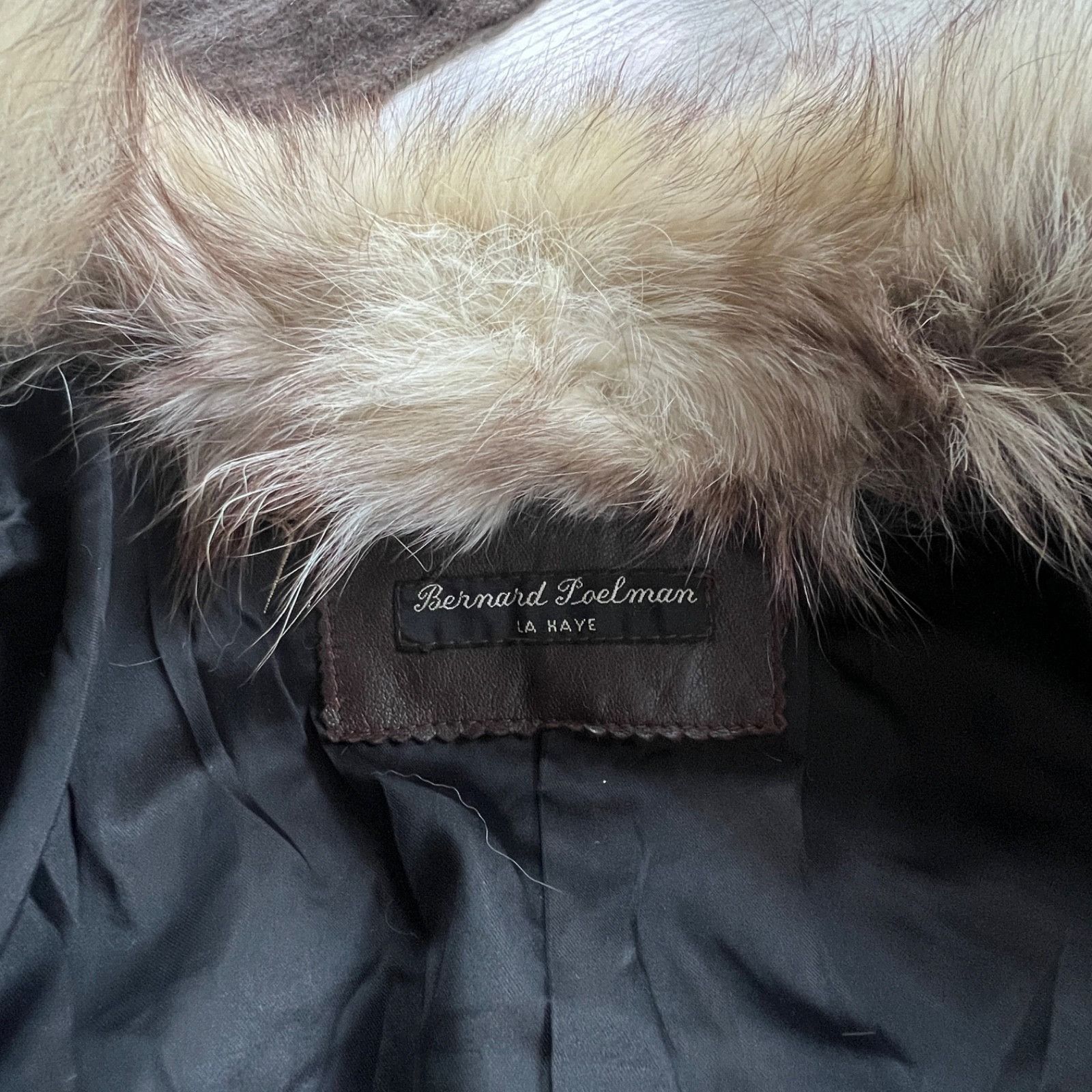 If Six Was Nine Vintage Bernard Poelman Y2K Fur Coat Fox Collar 9907AC Size M / US 6-8 / IT 42-44 - 10 Thumbnail