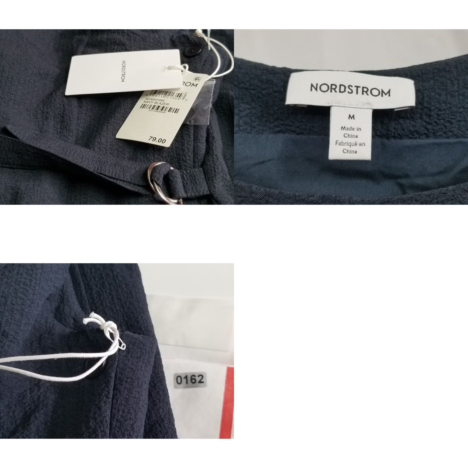 Nordstrom Nordstrom Belted Sleeveless Twill Dress Navy Blazer NWT Size Medium Women Shirt Dress M Blue Belts Size M / US 6-8 / IT 42-44 - 9 Thumbnail