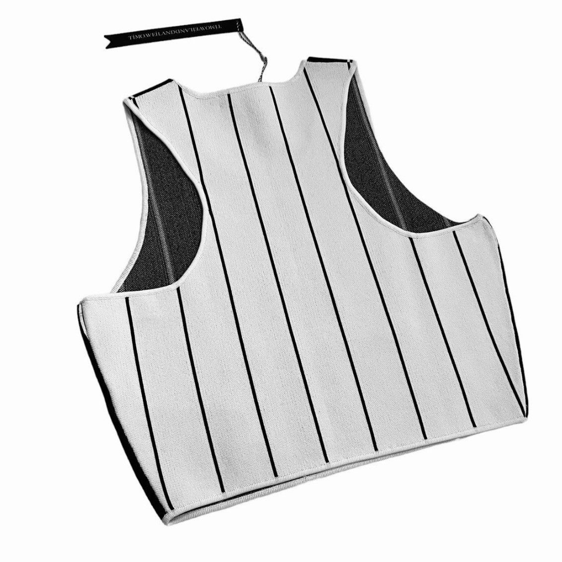 Timo Weiland Timo Weiland B&W Striped Skirt & Crop Top Set Size S / US 4 / IT 40 - 4 Thumbnail