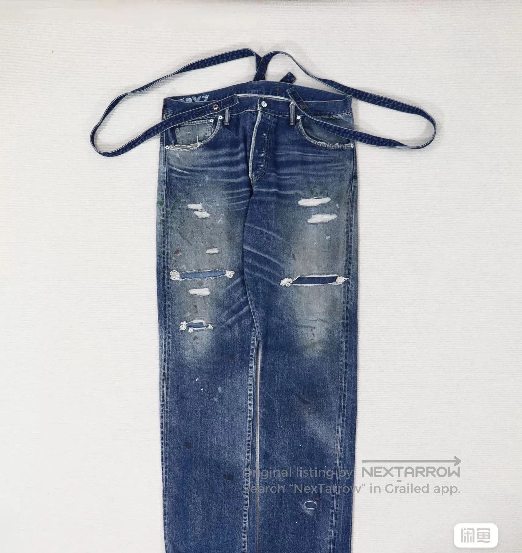 Visvim Visvim 19AW Travailler Braces Jeans. Size US 26 / EU 42 - 5 Thumbnail