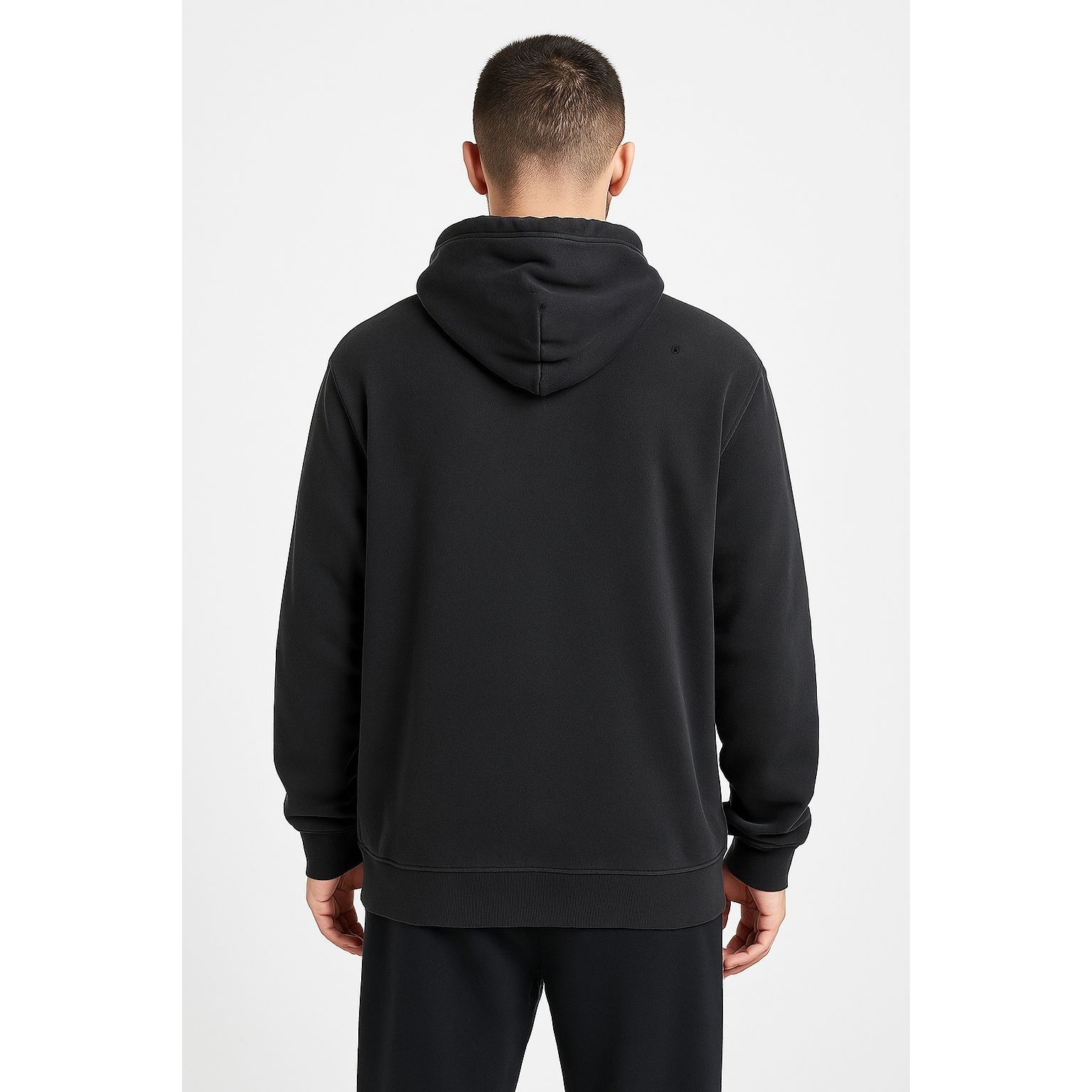Adidas Adidas Black Hoodie White Stripes Kangaroo Pocket Drawstring Size US L / EU 52-54 / 3 - 5 Thumbnail