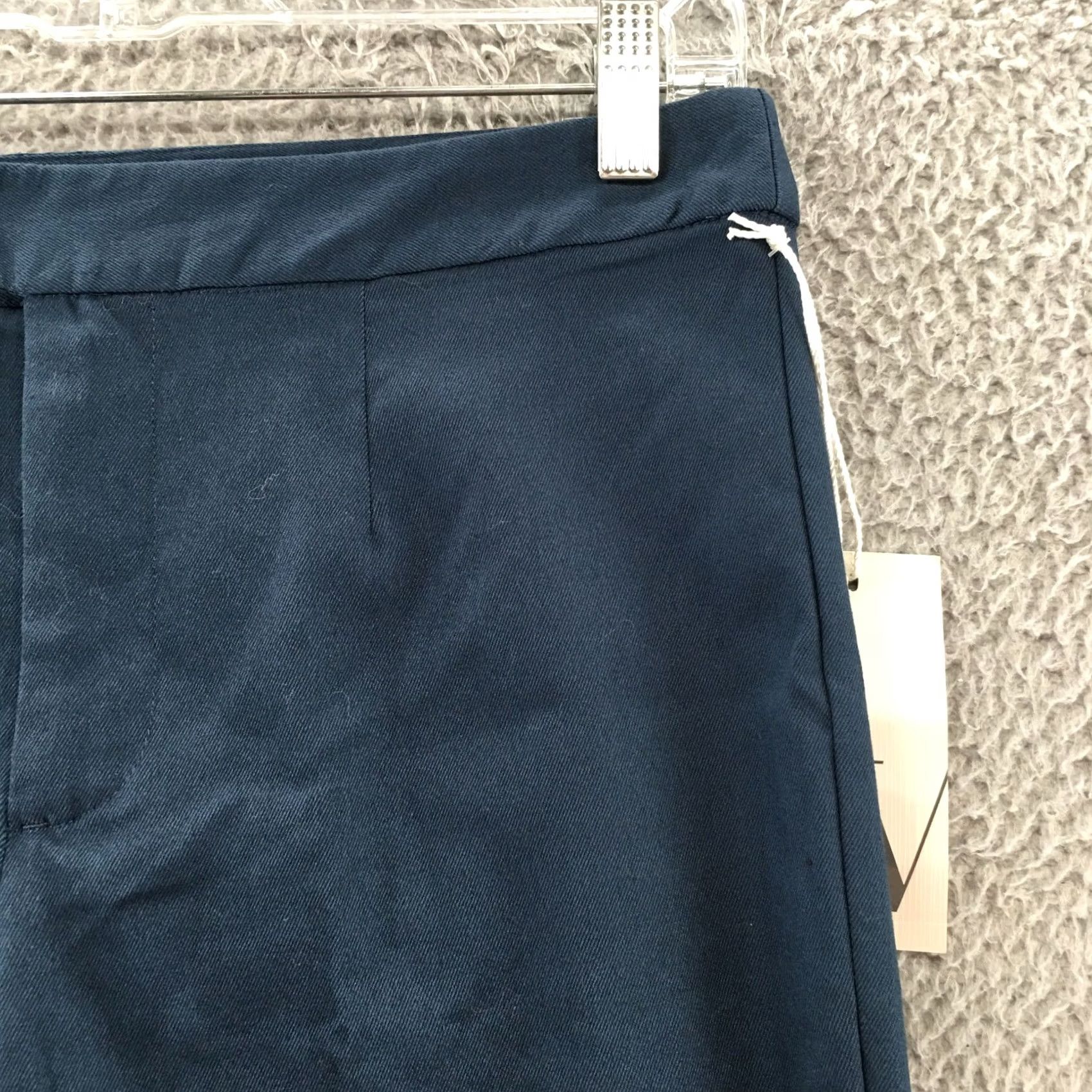 Worthington Worthington Slim Leg Dress Pants Womens 6P Blue Cotton Blend NEW Pants Women 6P Blue Cotton Blend Straight Front Pockets Petite Slim Leg Mens Womens Size 28" / US 6 / IT 42 - 5 Thumbnail