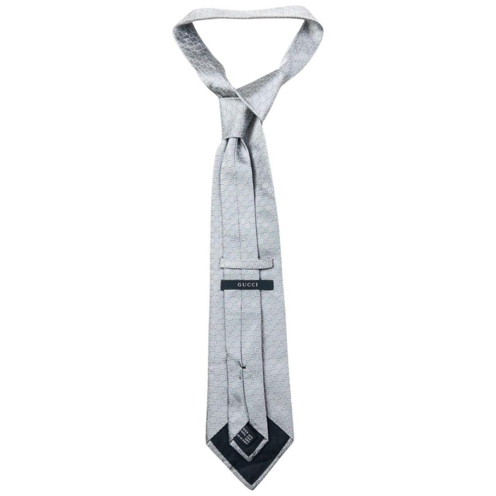 Gucci Vintage 2000s Gucci Monogram Silk Tie Size ONE SIZE - 2 Thumbnail