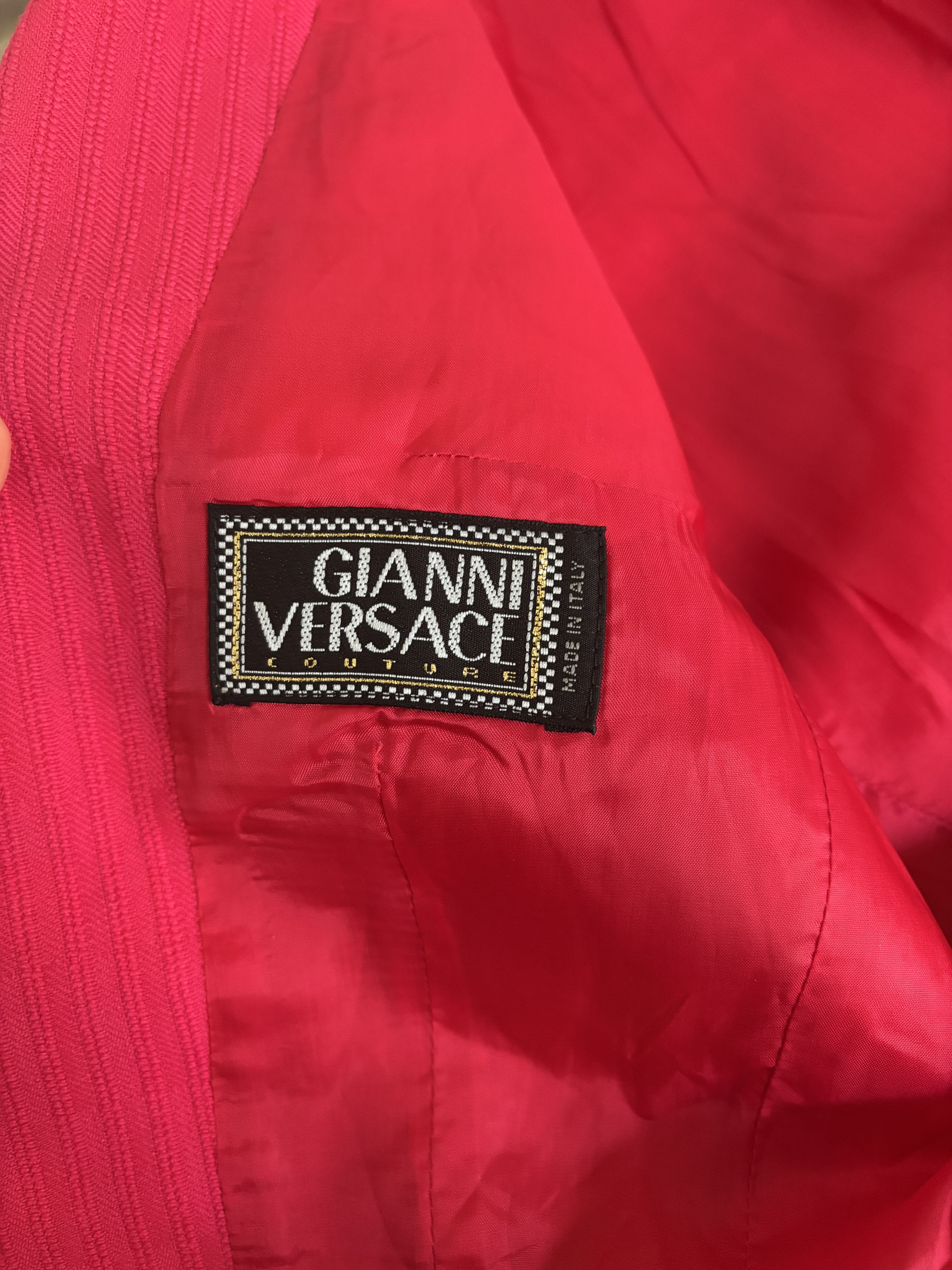 Versace Versace Pink Blazer Size S / US 4 / IT 40 - 3 Thumbnail