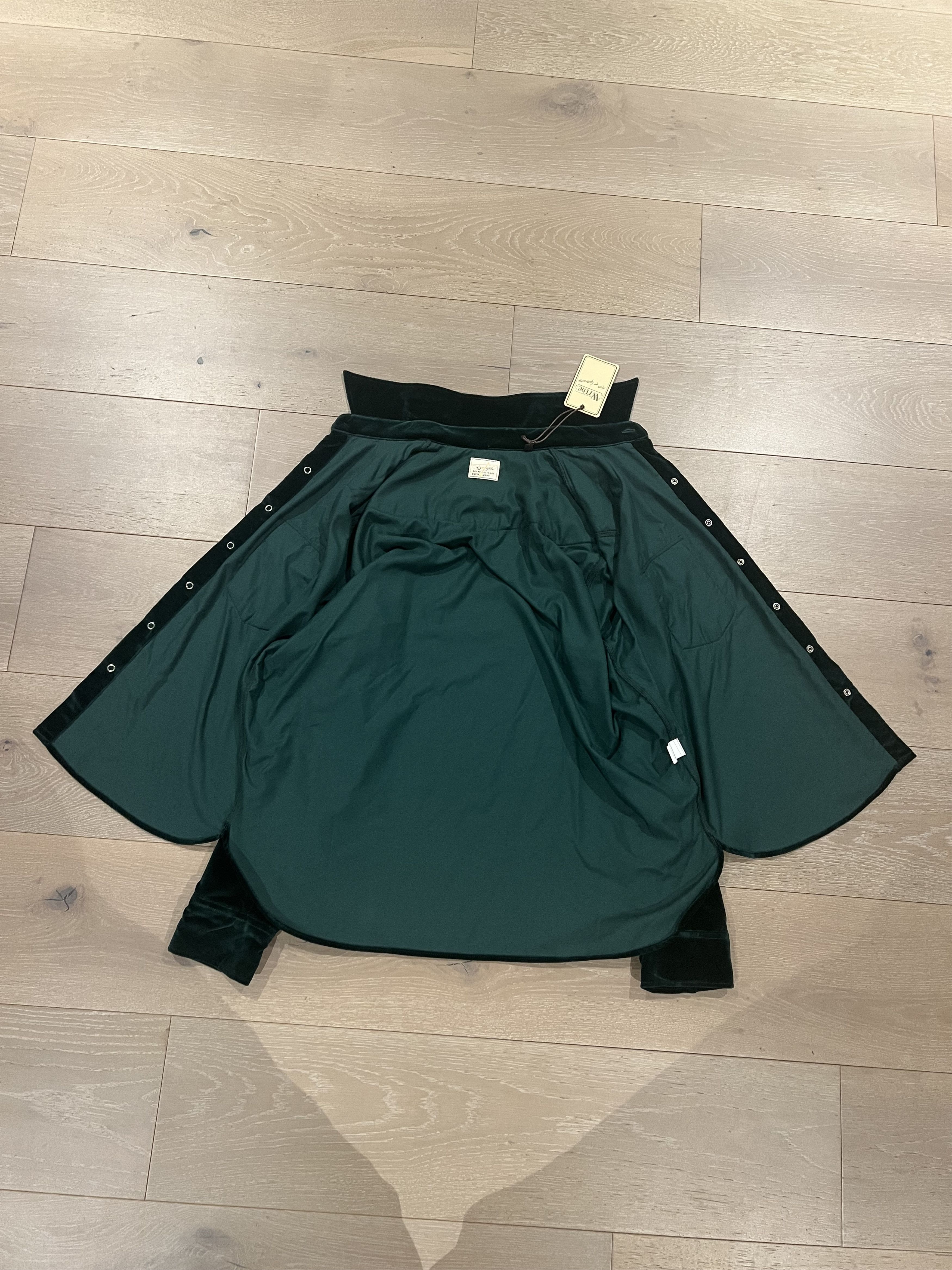 WYTHE 💚 Wythe Velvet Pearlsnap Shirt Pine Green Large NEW Size US L / EU 52-54 / 3 - 6 Thumbnail