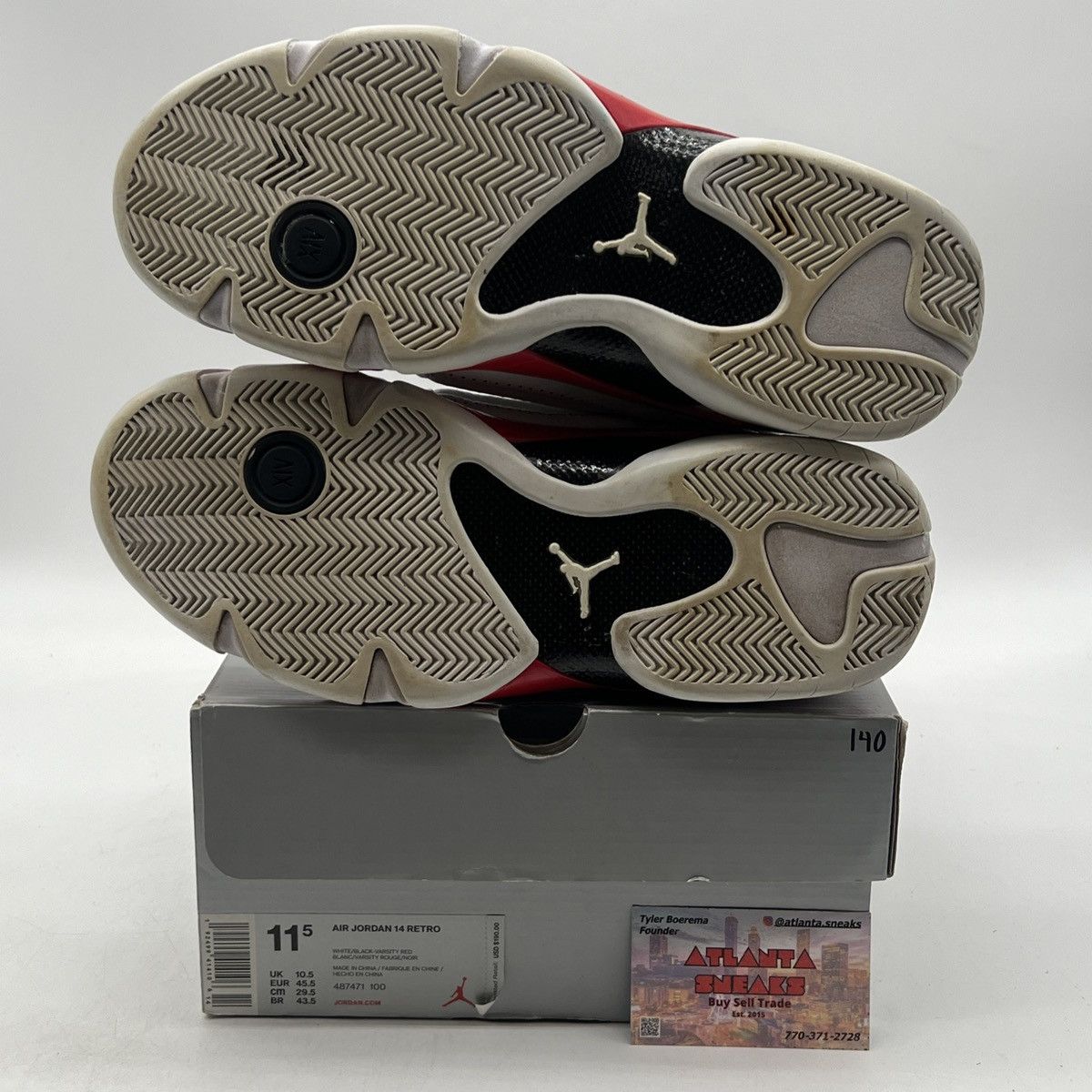 Jordan Brand Air Jordan 14 candy cane Size US 11.5 / EU 44-45 - 8 Thumbnail