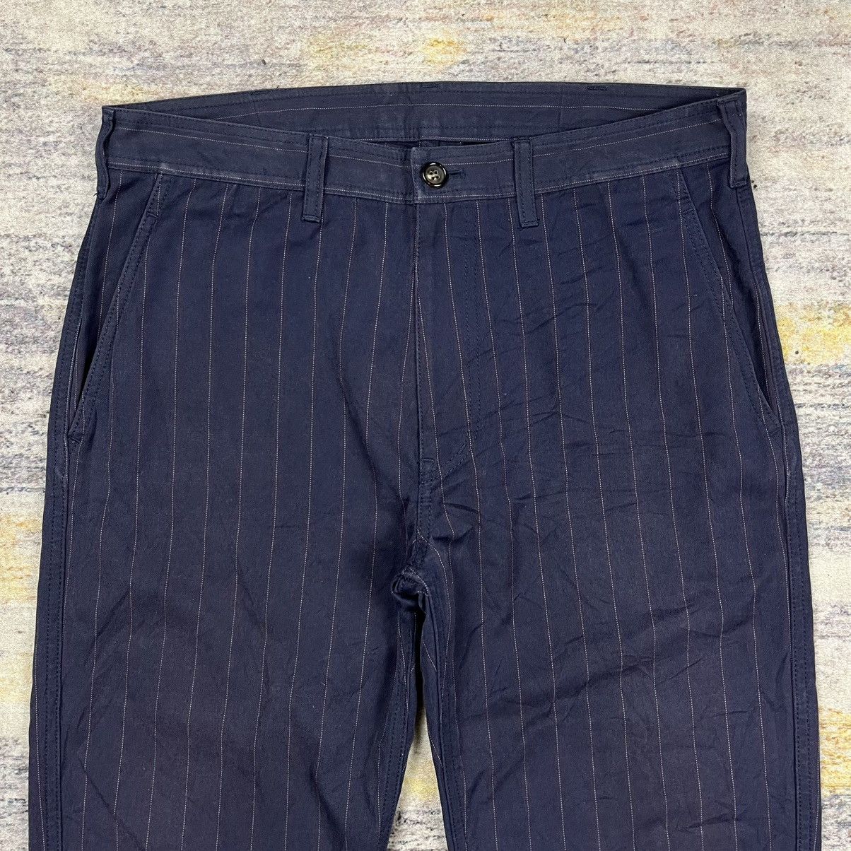 Comme des Garcons Homme Comme des garcons homme Ad2003 pinstripe trousers pants Size US 33 - 3 Thumbnail