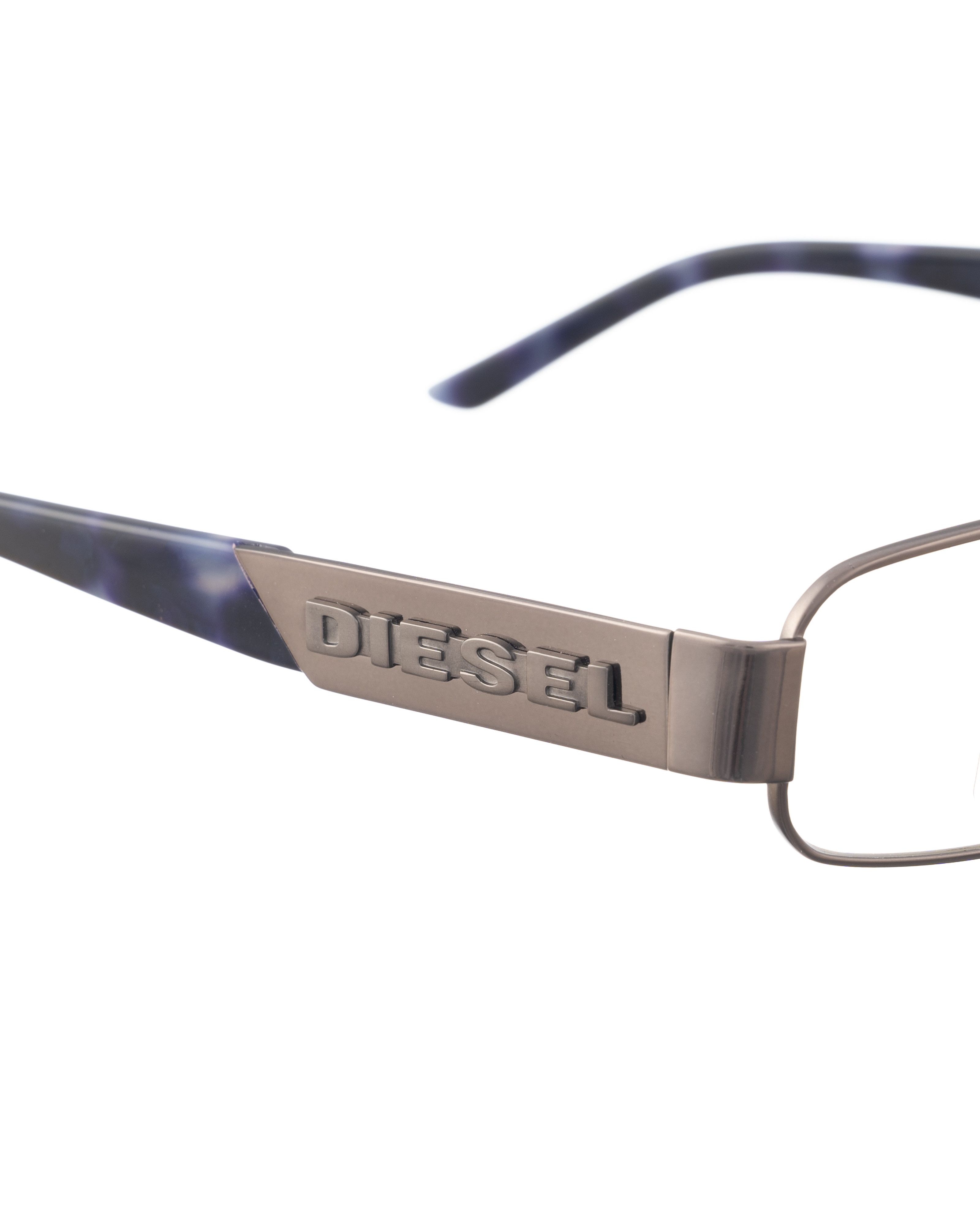 Diesel 00s Steel Glasses with Abstract Violet Temples