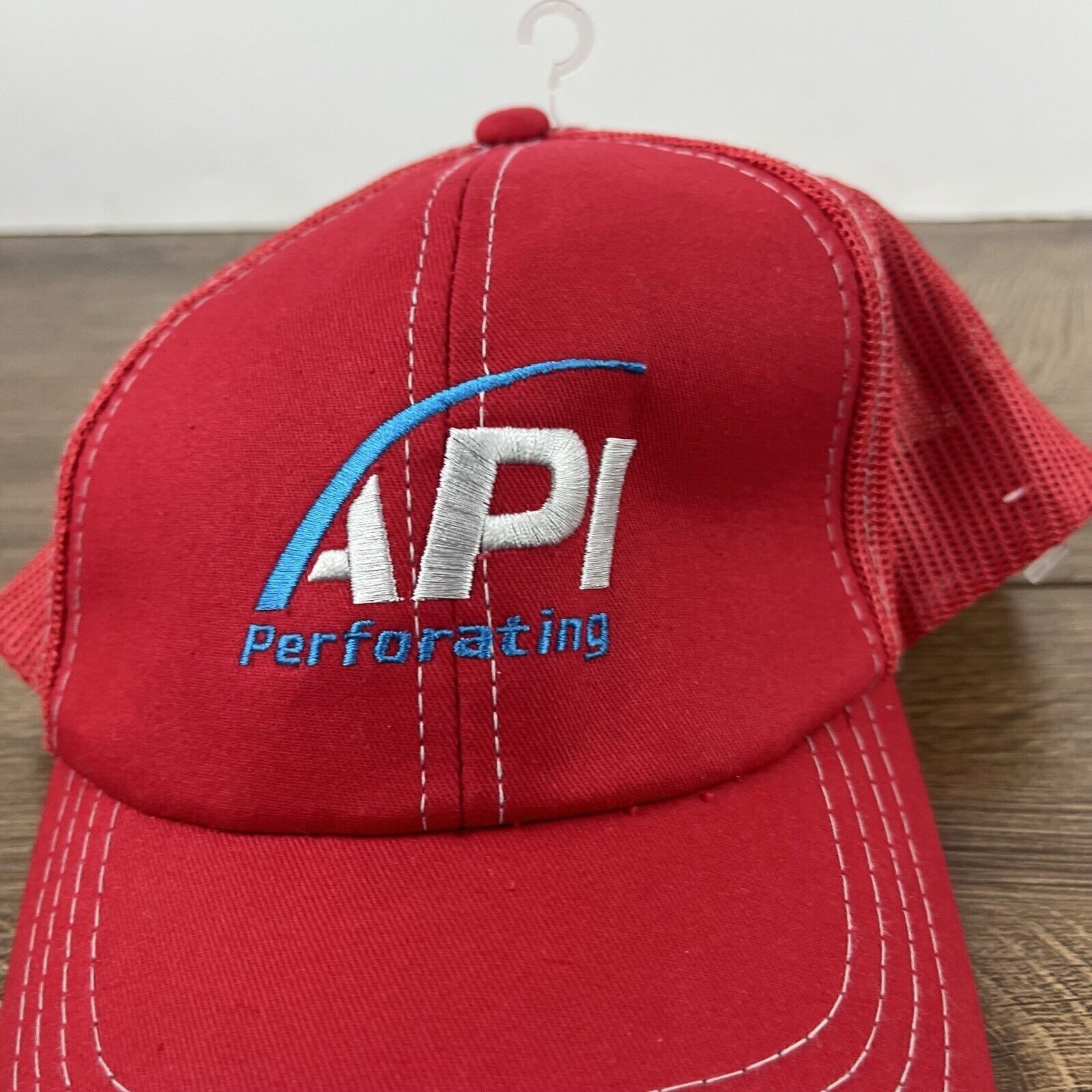 Other API Perforating Hat Red Cap Adjustable Hat Red Adult Fit Hat Size ONE SIZE - 7 Thumbnail