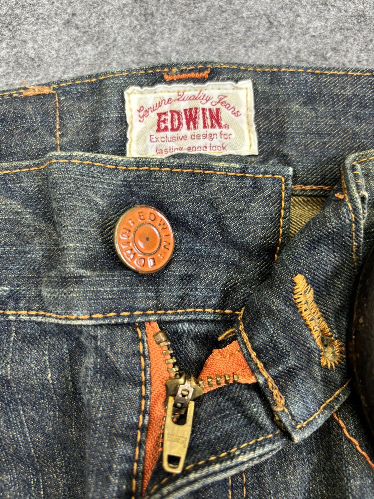 Edwin 💥Rust Wash💥Sick Edwin Crazy Style Rush Mudwash Denim F920 Size US 30 / EU 46 - 7 Thumbnail