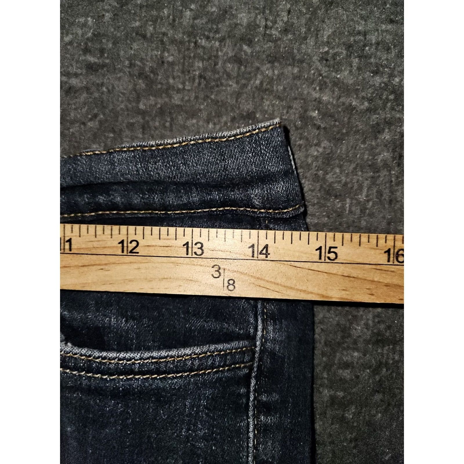 Vintage Judy Blue Jeans Skinny Ankle Juniors 11/30 Mid Rise Stretch Made in USA Preppy Size 32" / US 10 / IT 46 - 4 Thumbnail