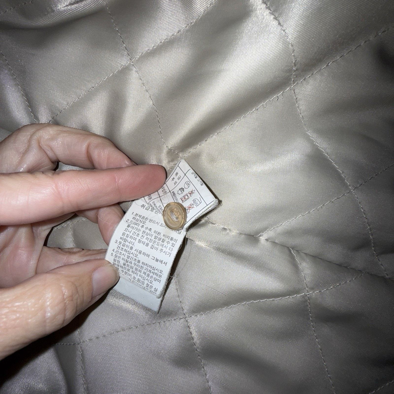 & Other Stories The Day Girls Women's Size Sm Rabbit Fur Hooded Parka Beige Size S / US 4 / IT 40 - 16 Thumbnail