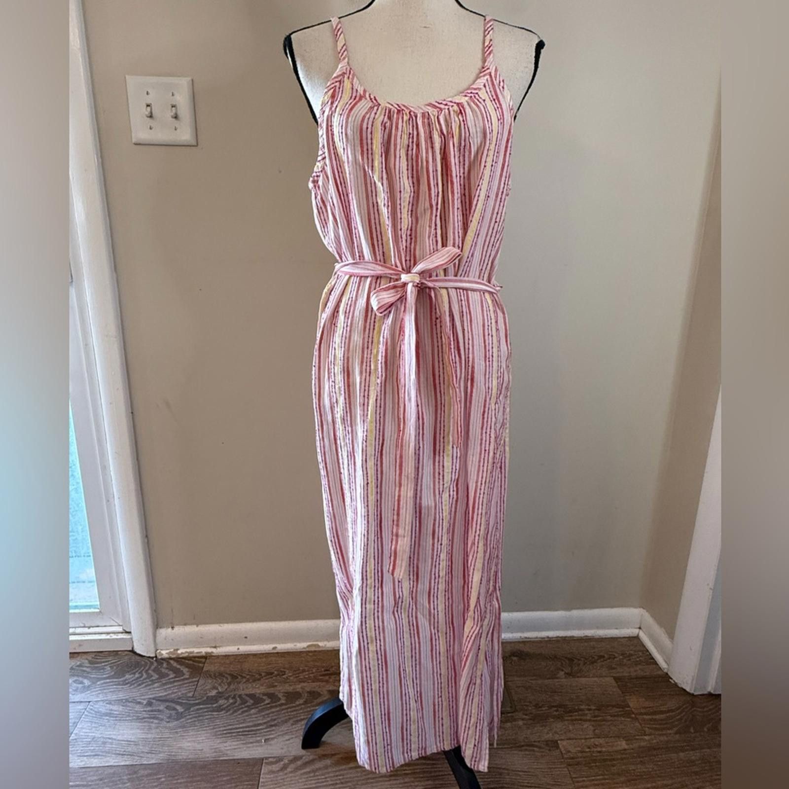 Michael Stars Michael Stars striped maxi sundress white red yellow SZ M Size M / US 6-8 / IT 42-44 - 1 Thumbnail