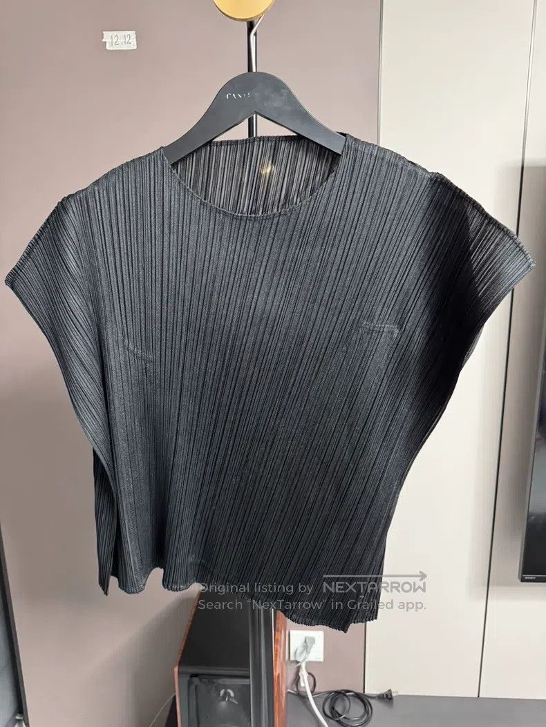 Issey Miyake Issey Miyake Twill Kelp Top Size L / US 10 / IT 46 - 1 Thumbnail