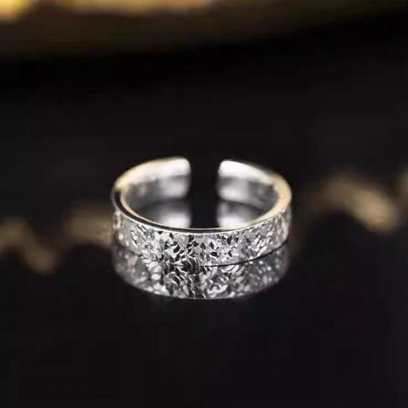 Jewelry Hip-hop Jewelry Rings Open Size Chrome Ring (Size 7-13) Size ONE SIZE - 5 Thumbnail