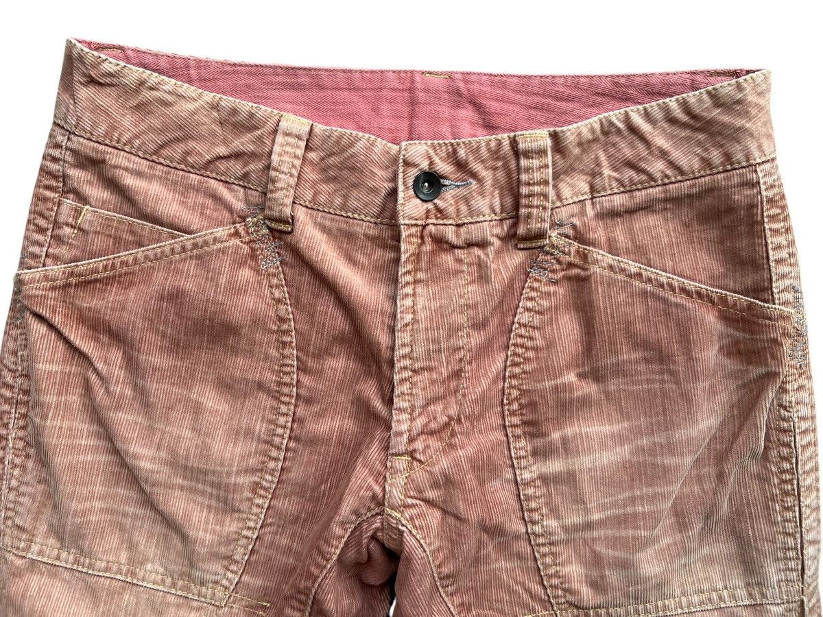 Japanese Brand Sunfaded Pink Corduroy Wide Baggy Pants 32x27 Size 32" / US 10 / IT 46 - 7 Thumbnail