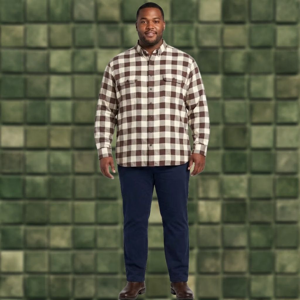 Polo Ralph Lauren Polo Ralph Lauren Work Shirt Mens 3XB Buffalo Plaid Twill Big & Tall Shirt Ladies? Size US XXL / EU 58 / 5 - 1 Thumbnail