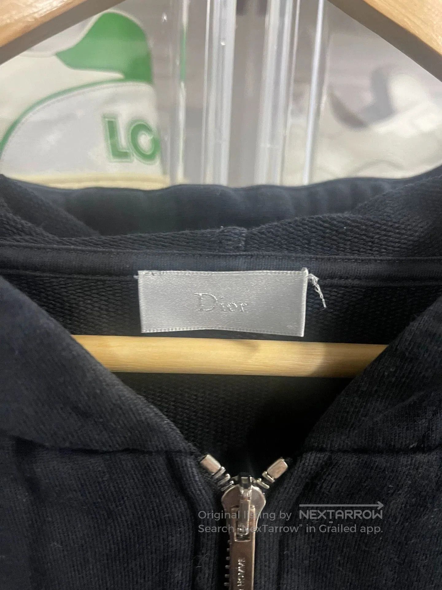 Dior dior black zip hoodie with logo. Size US XL / EU 56 / 4 - 4 Thumbnail
