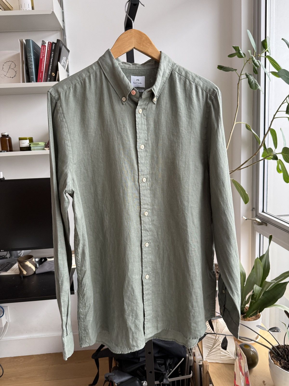 Paul Smith Paul Smith Regular Fit Linen Shirt Size US L / EU 52-54 / 3 - 1 Thumbnail