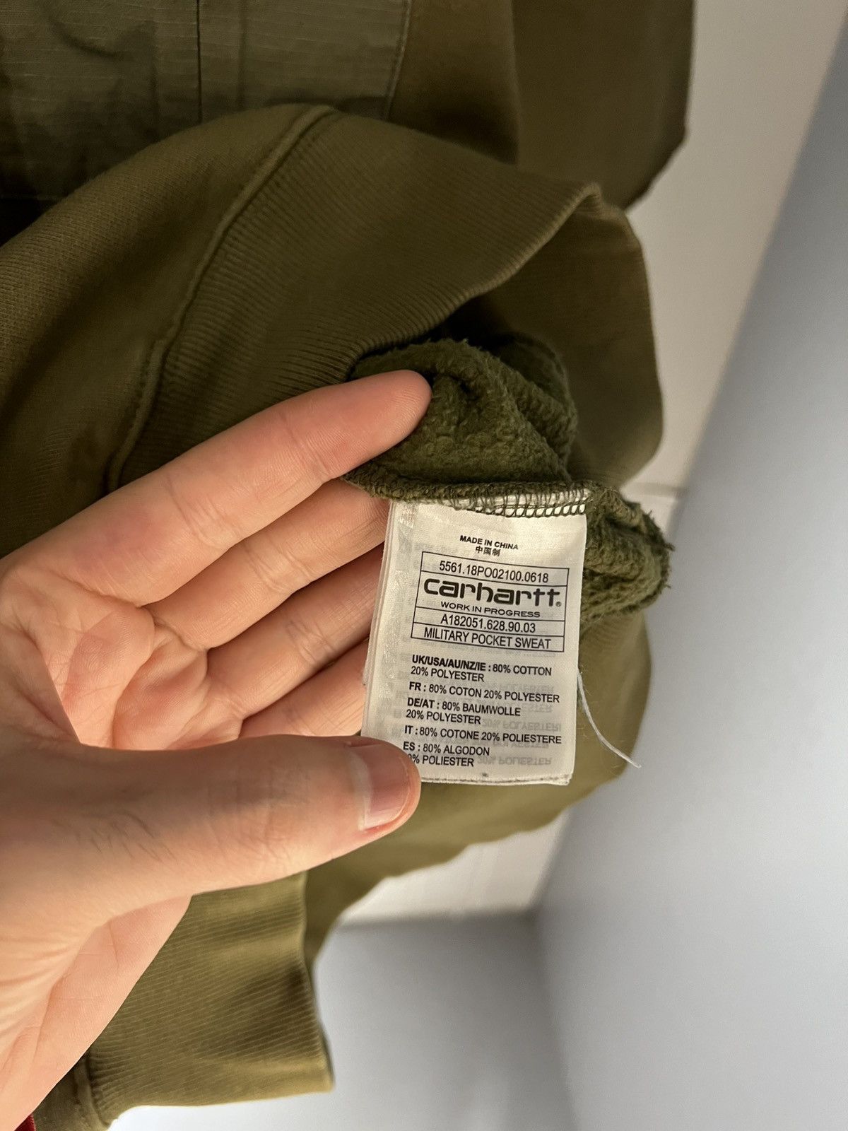 Carhartt Wip VINTAGE CARHARTT WIP MILITARY POCKET SWEAT DESIGNER Y2K 90s Size US M / EU 48-50 / 2 - 13 Thumbnail