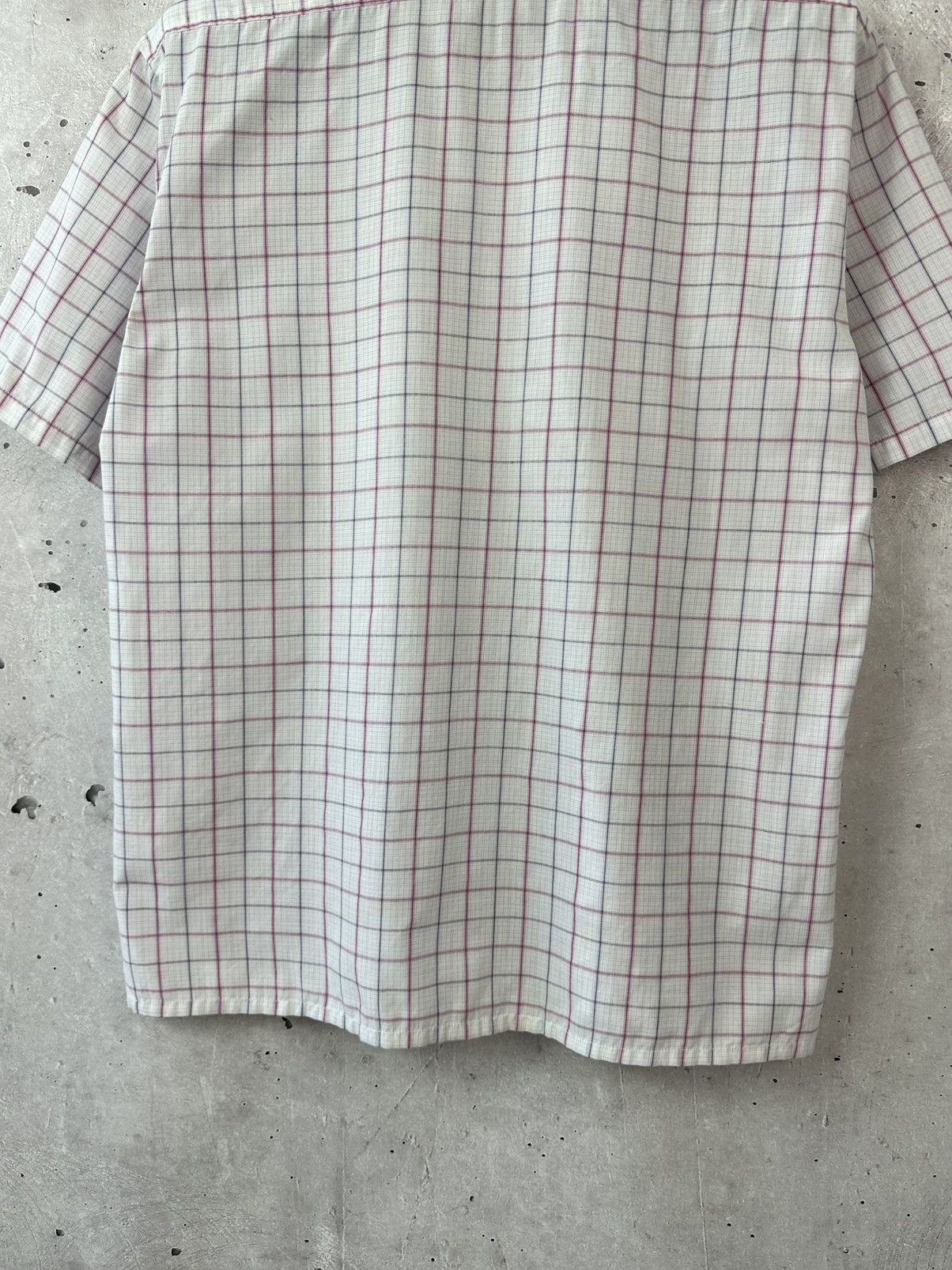 Yves Saint Laurent YSL Vintage YvesSaintLaurent Check Short Sleeve Shirt Size US L / EU 52-54 / 3 - 9 Thumbnail
