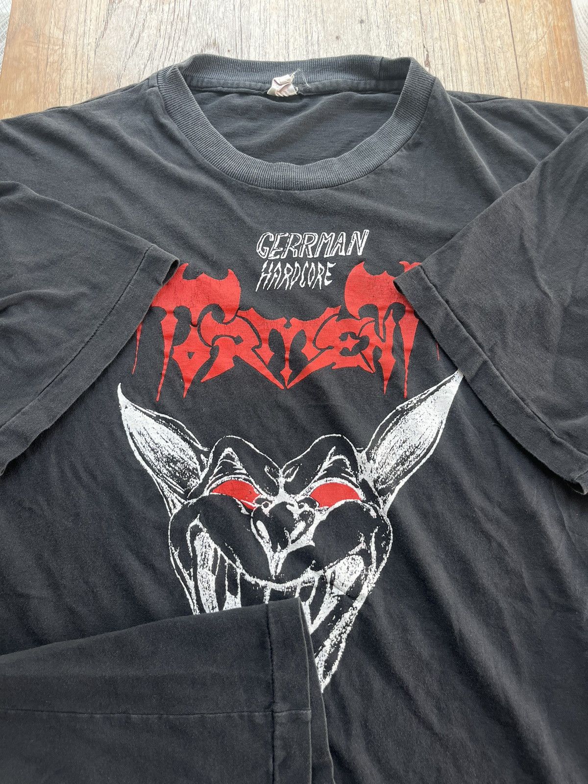 Band Tees × Vintage Vintage TORMENT Das Neue GERRMAN HARDCORE 1989’s T-shirt Size US L / EU 52-54 / 3 - 7 Thumbnail