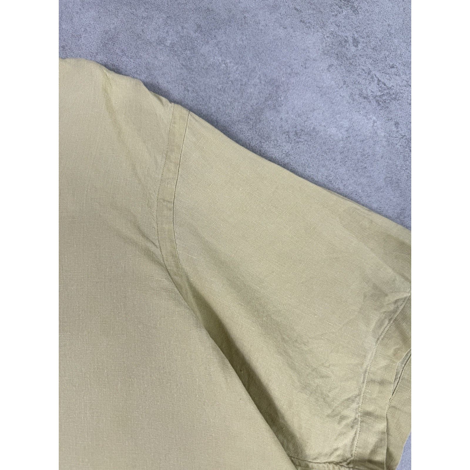 Ralph Lauren Vintage Polo Ralph Lauren Short Sleeve Liven Shirt Beige Size US XL / EU 56 / 4 - 3 Thumbnail