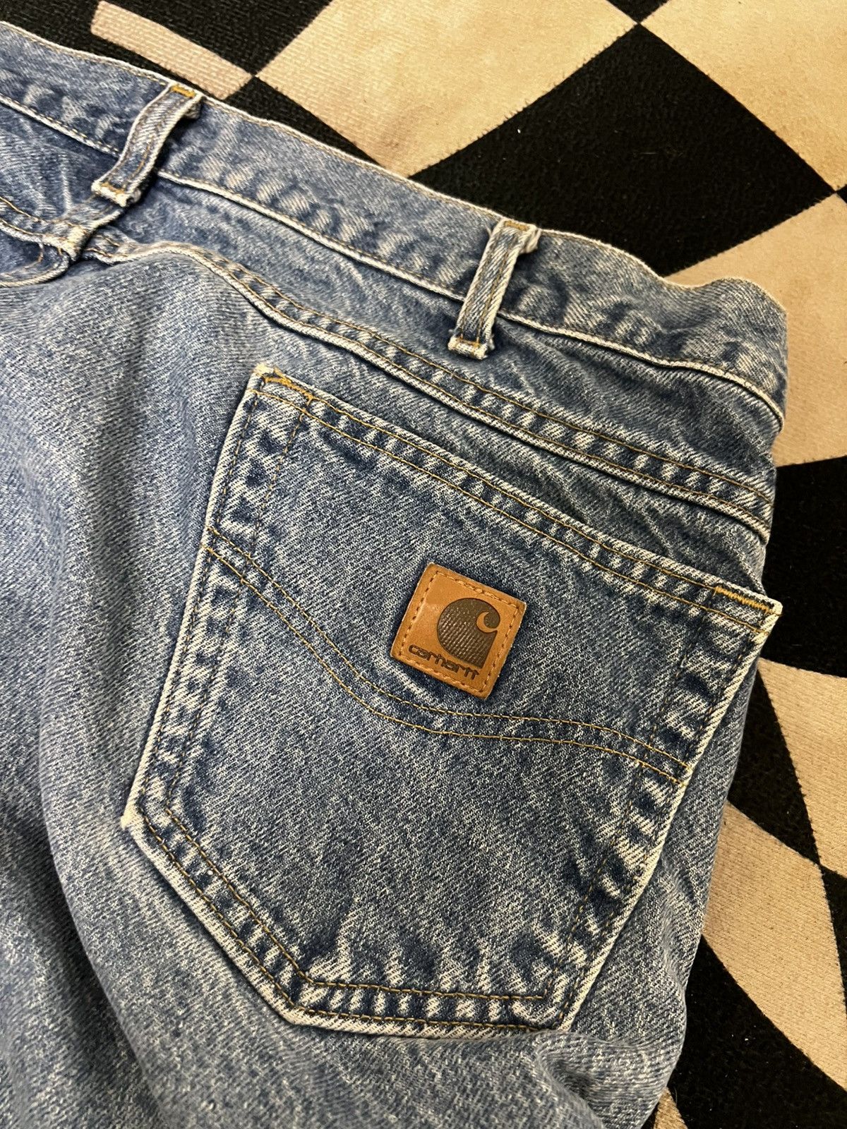 Carhartt Carhartt B100 DST Relaxed Fit Denim Jeans Size US 40 / EU 56 - 4 Thumbnail