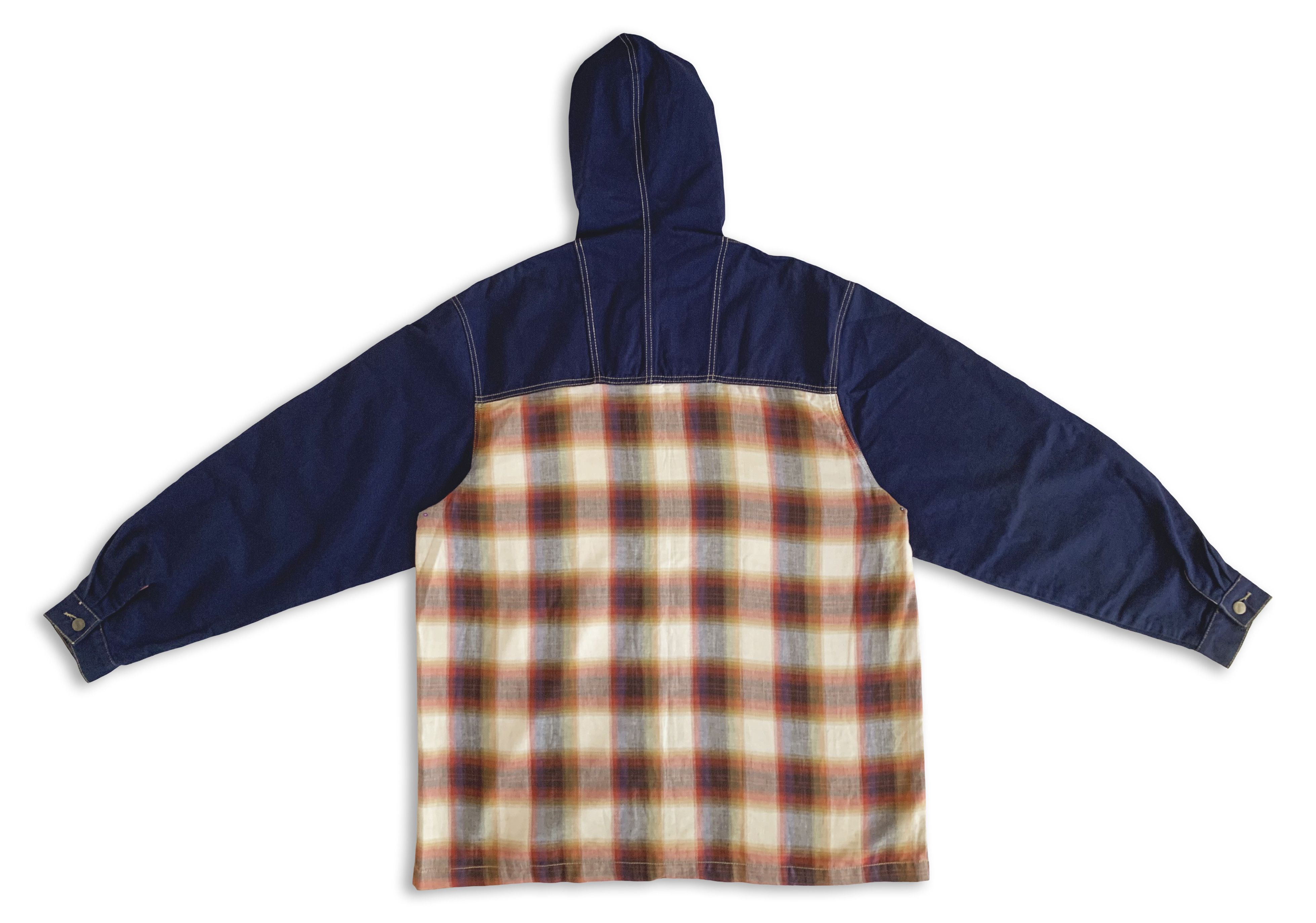 Karl Kani Rare Vintage 90s Karl Kani Hoodie Jacket Denim 2pac Tupac Size US XL / EU 56 / 4 - 5 Thumbnail