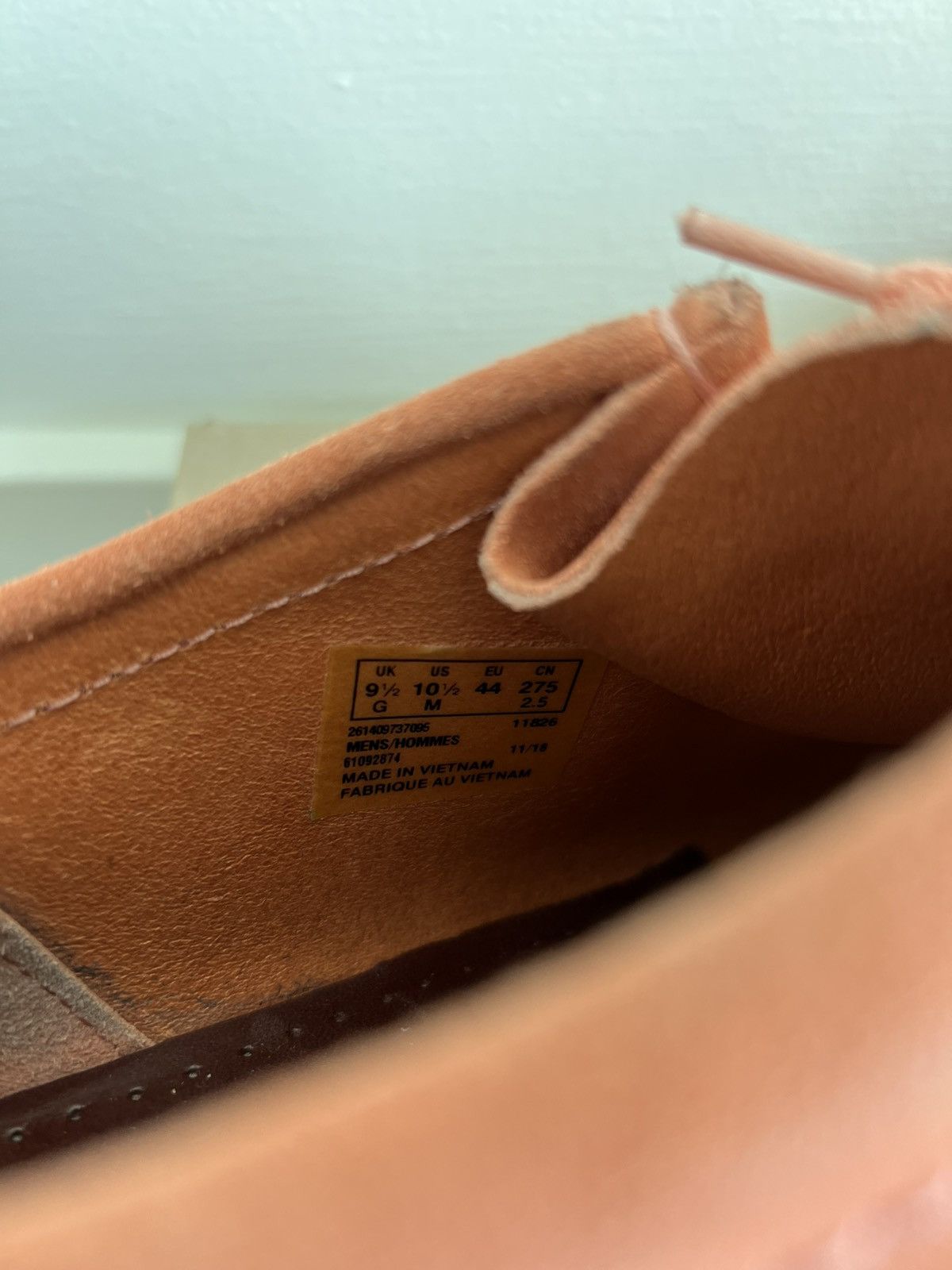 Clarks Clarks Wallabee Suede Coral 10.5 Size US 10.5 / EU 43-44 - 6 Thumbnail
