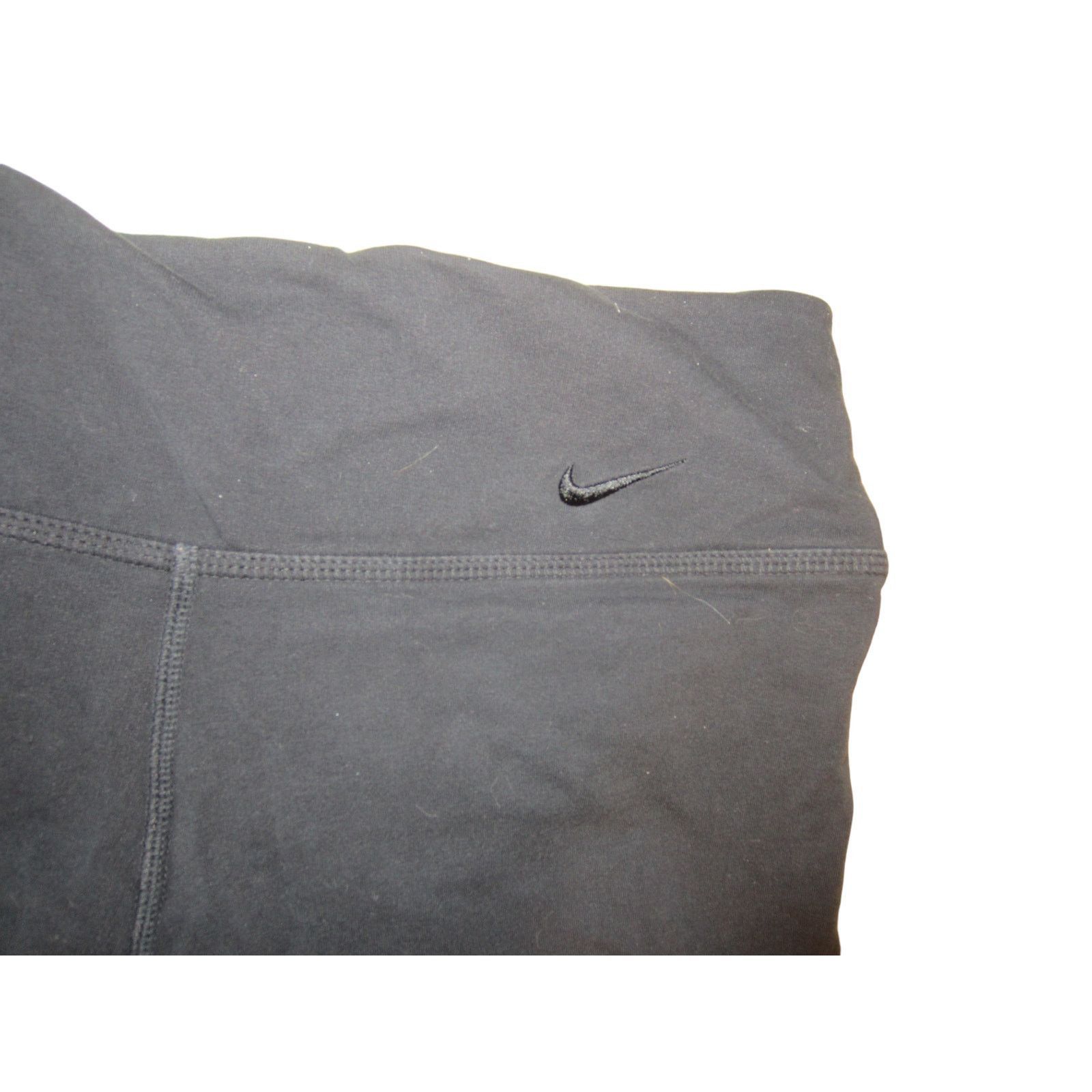 Nike Nike Dri-FIT Ombre Black Orange Gradient Capri Leggings S Size 23" - 3 Thumbnail